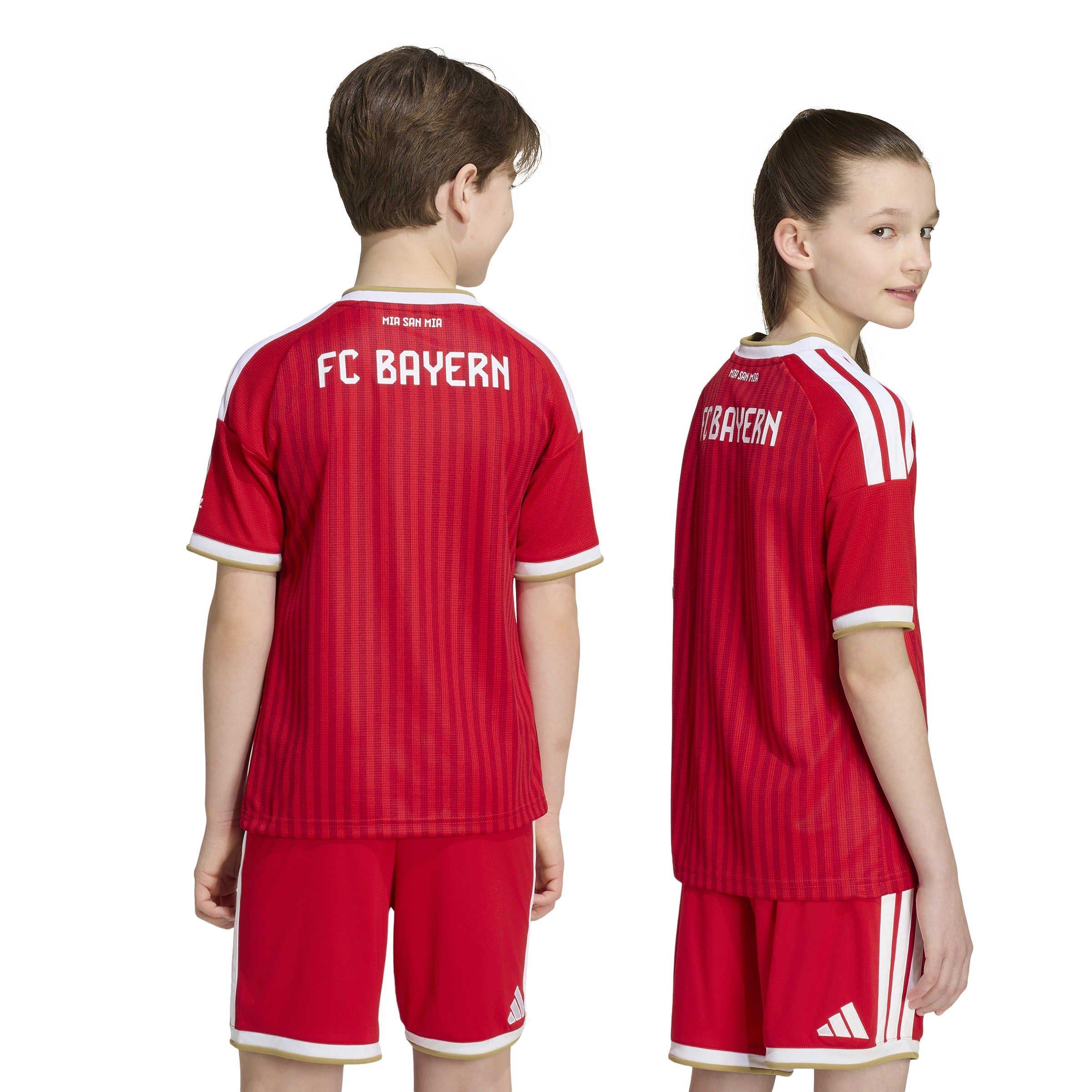 Scarlet/White - adidas - Kids' Home Football Shirt - 4