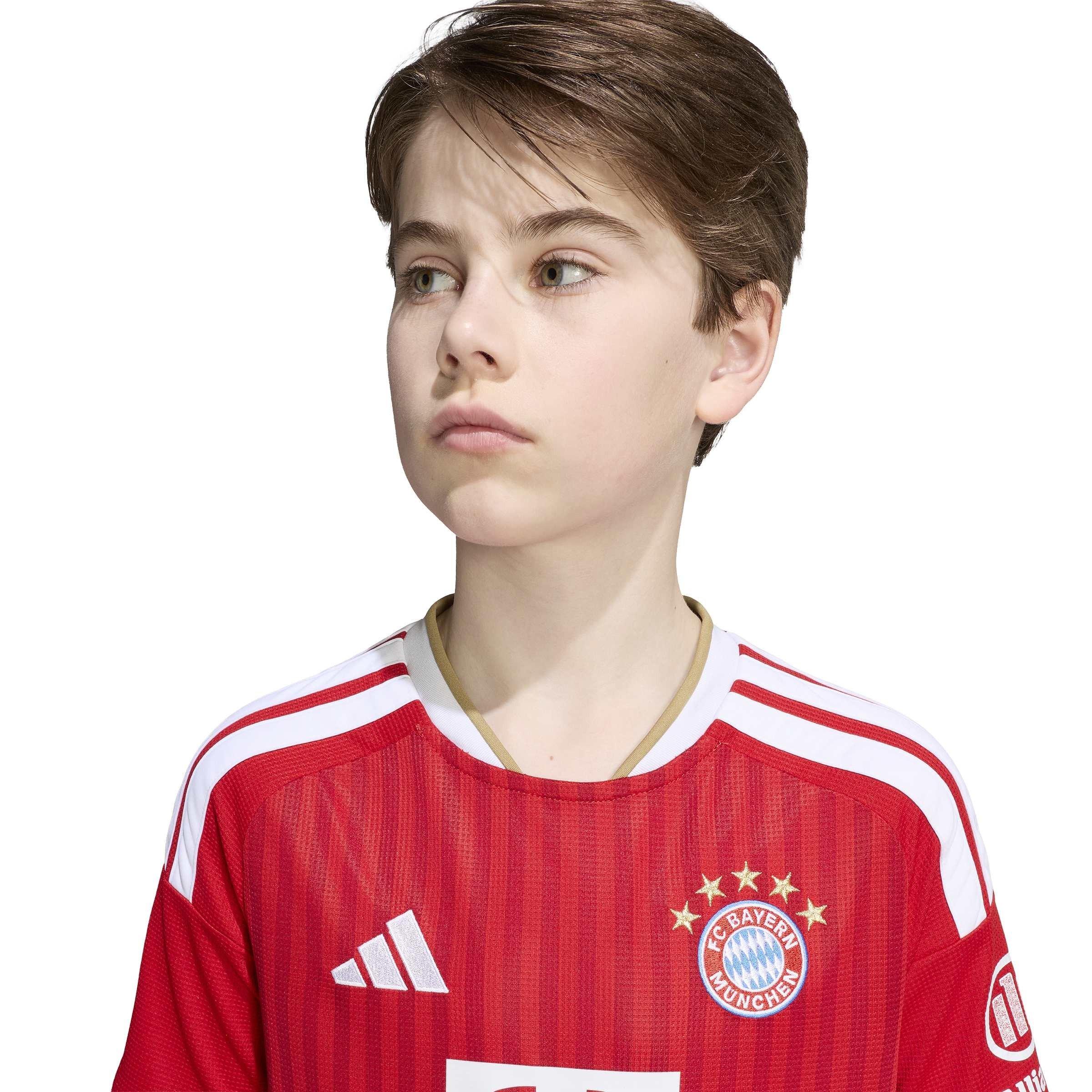 Scarlet/White - adidas - Kids' Home Football Shirt - 8