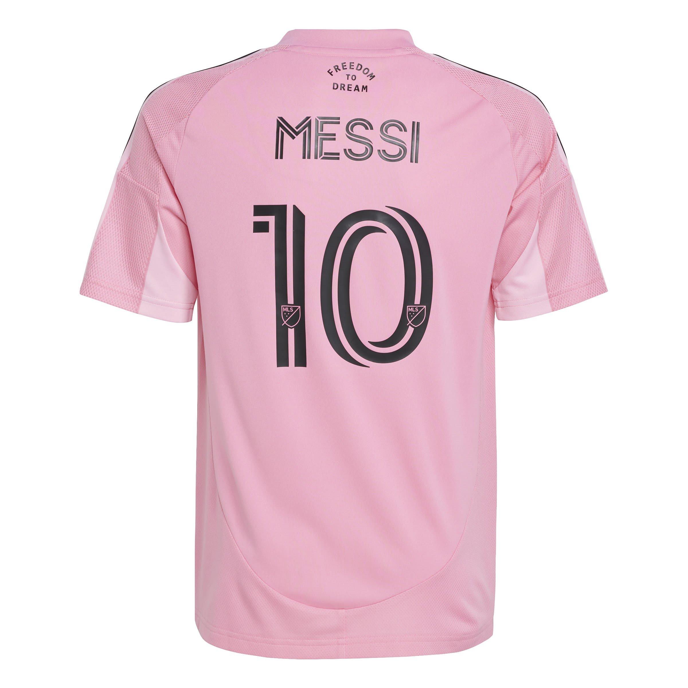 Einfach Pink - adidas - Inter Miami Messi Home Shirt 2025 2026 Juniors - 2