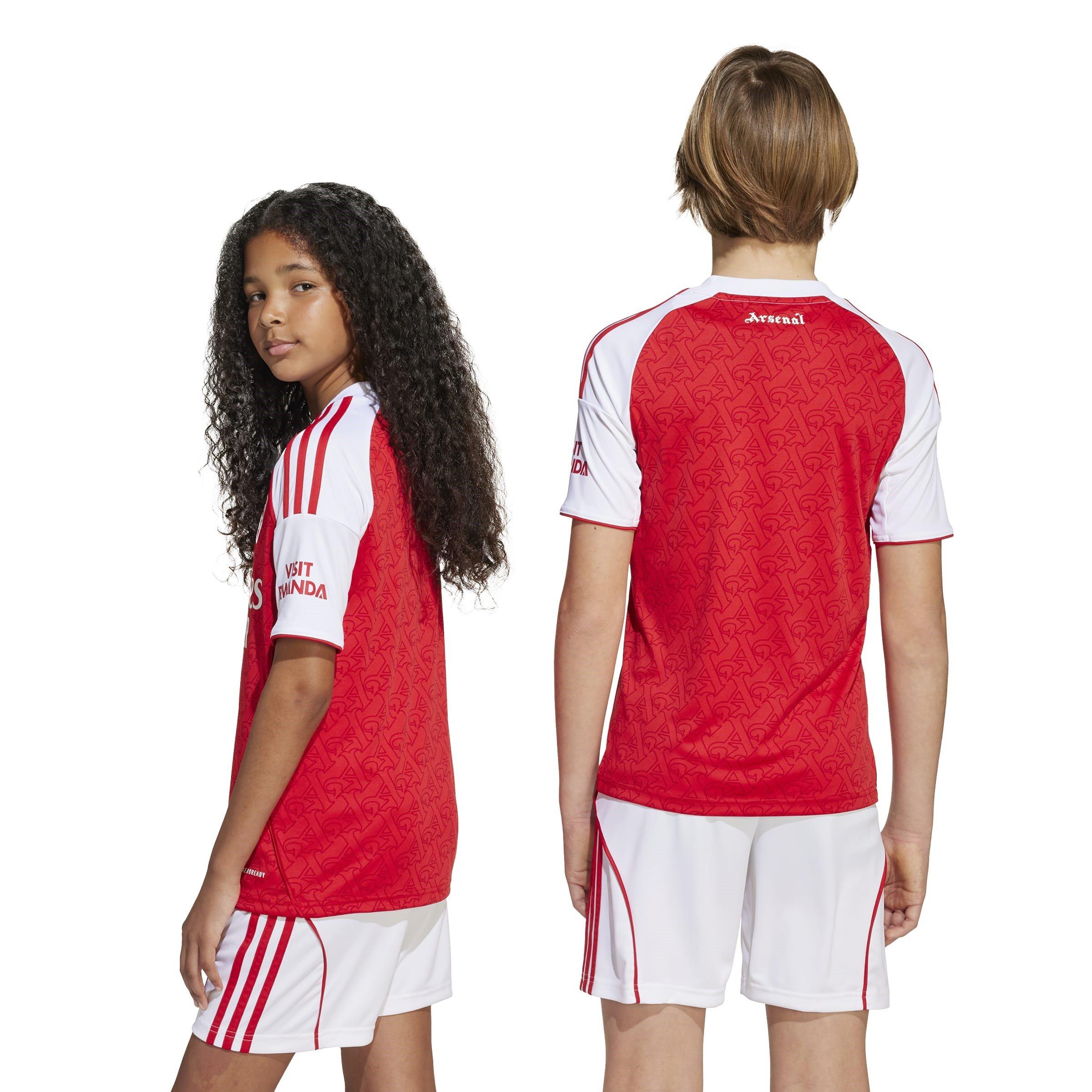 Scarlet/White - adidas - Kids' Arsenal Home Replica Football Shirt - 4