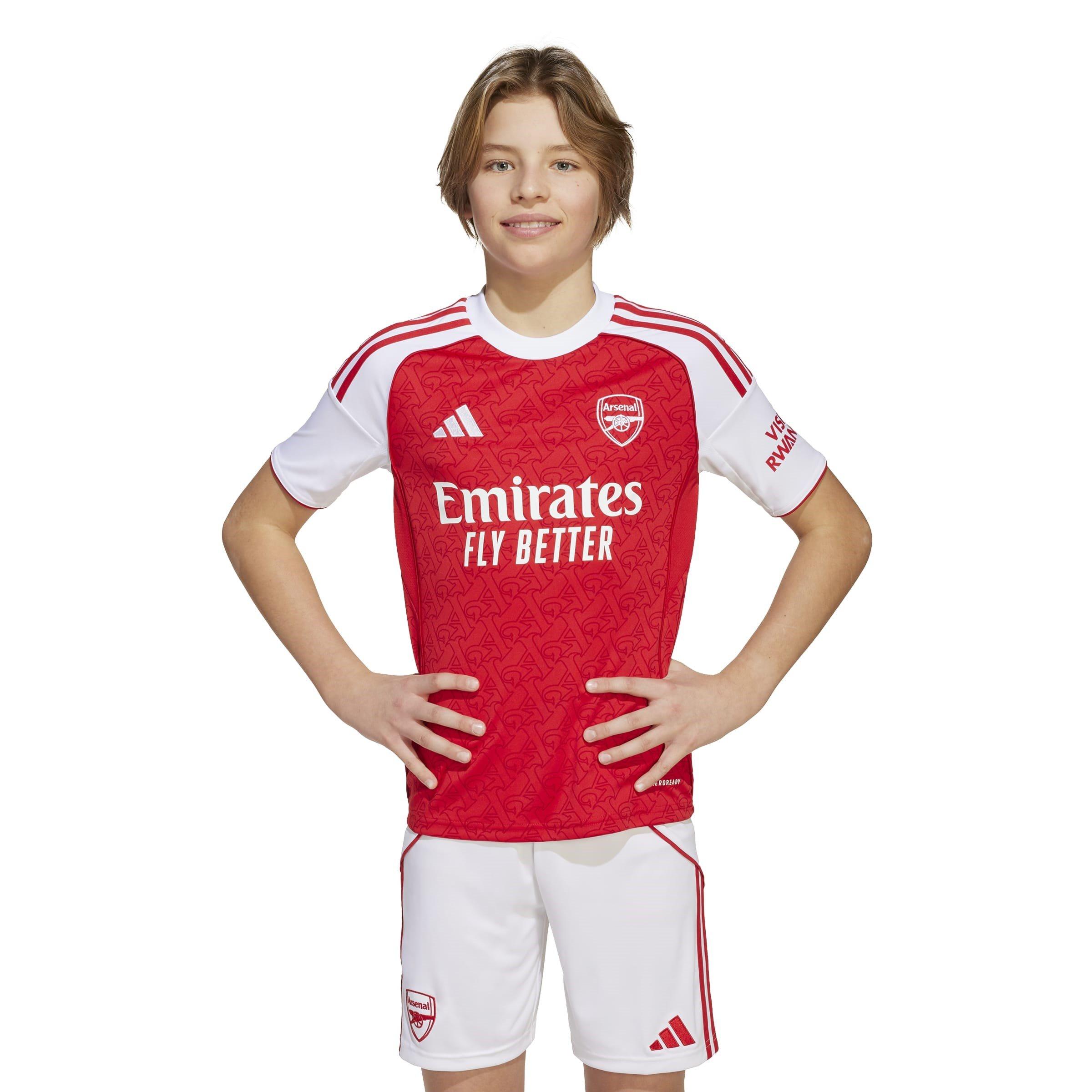 Scarlet/White - adidas - Kids' Arsenal Home Replica Football Shirt - 5
