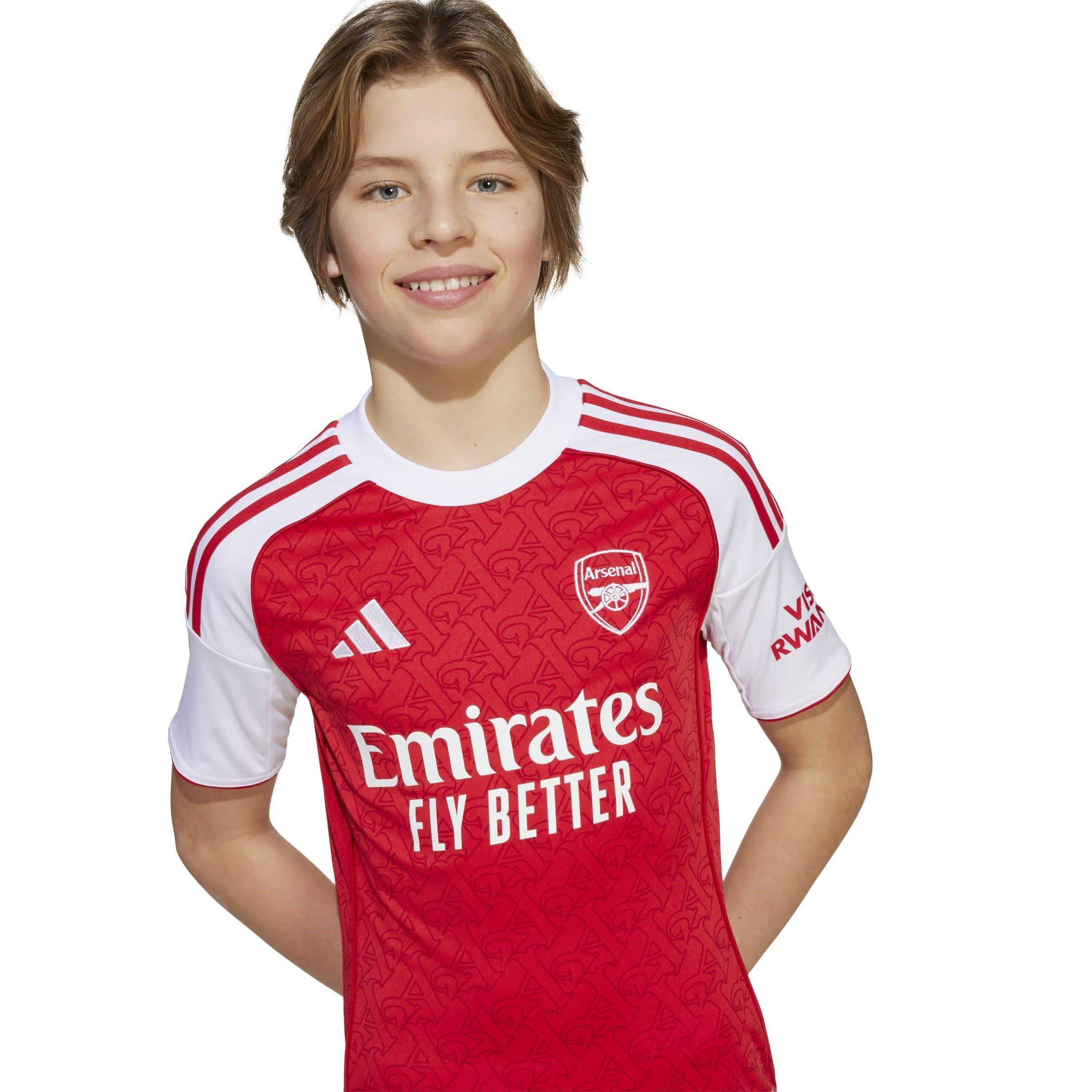 Scarlet/White - adidas - Kids' Arsenal Home Replica Football Shirt - 8