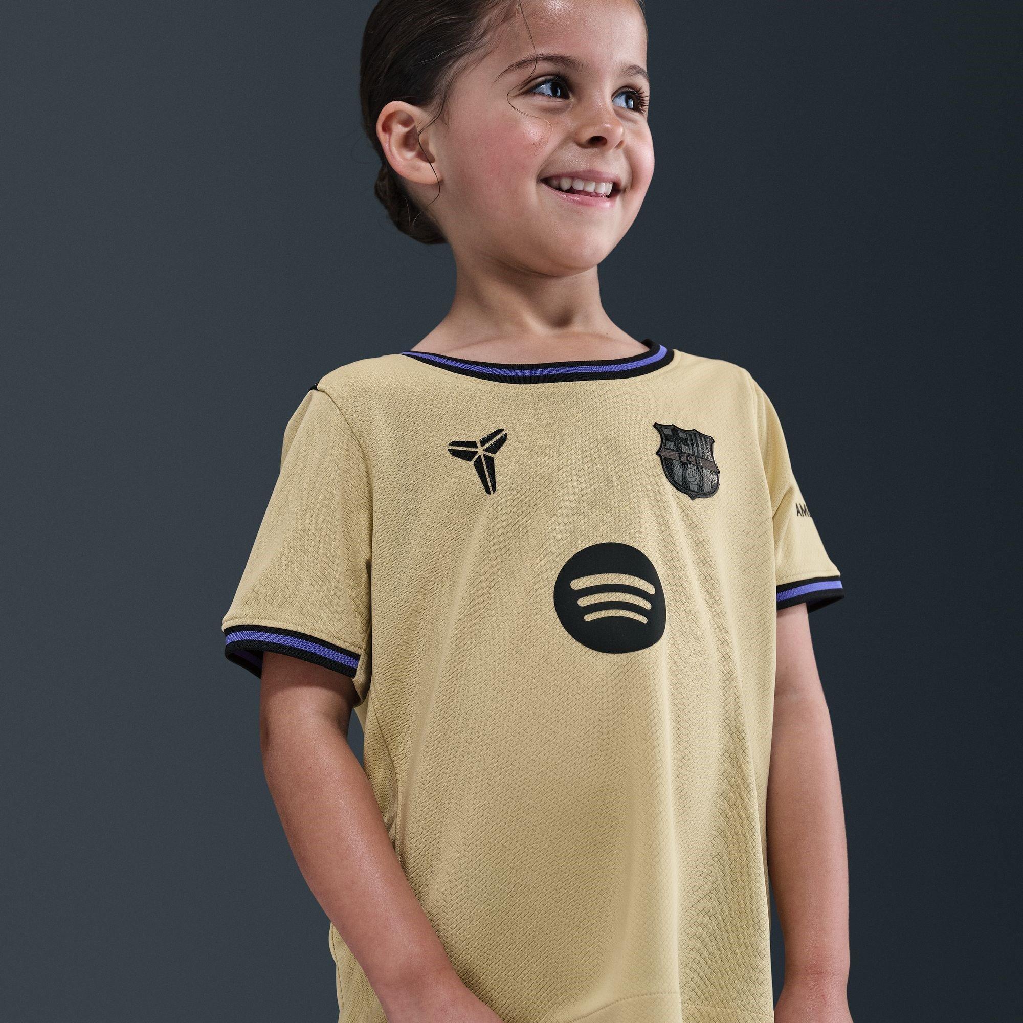 Goud/Paars - Nike - Barcelona Away Minikit 2025/26 Infants - 12