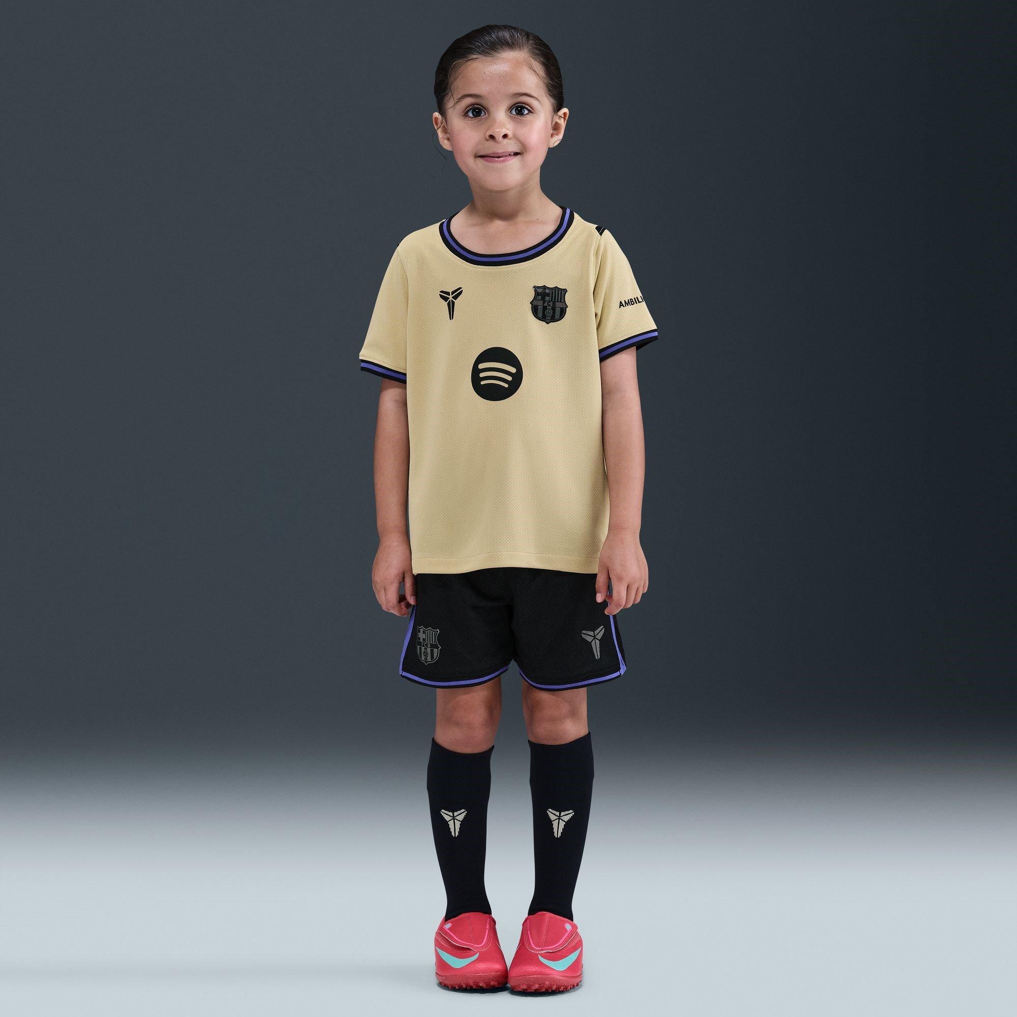 Goud/Paars - Nike - Barcelona Away Minikit 2025/26 Infants - 13