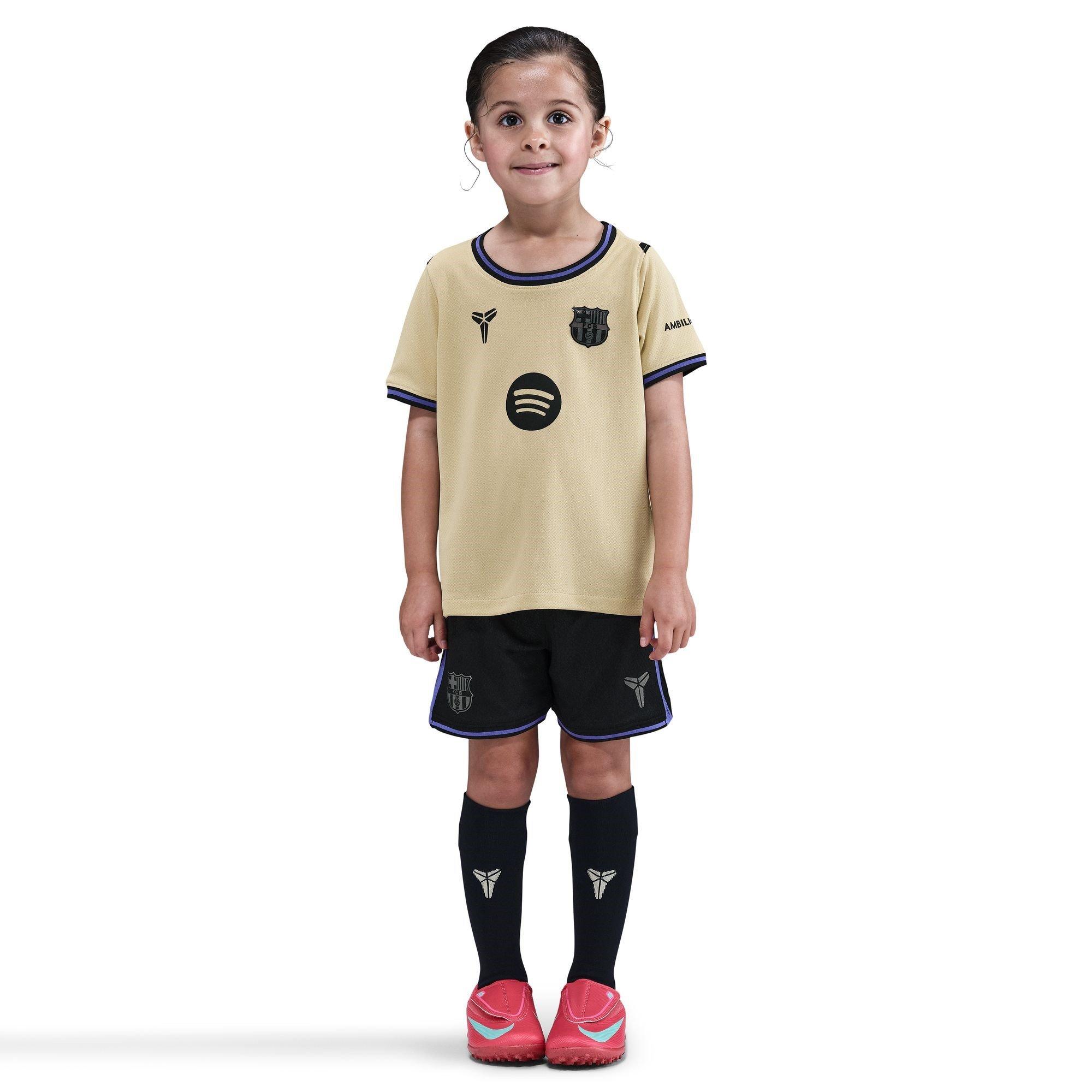 Goud/Paars - Nike - Barcelona Away Minikit 2025/26 Infants - 3