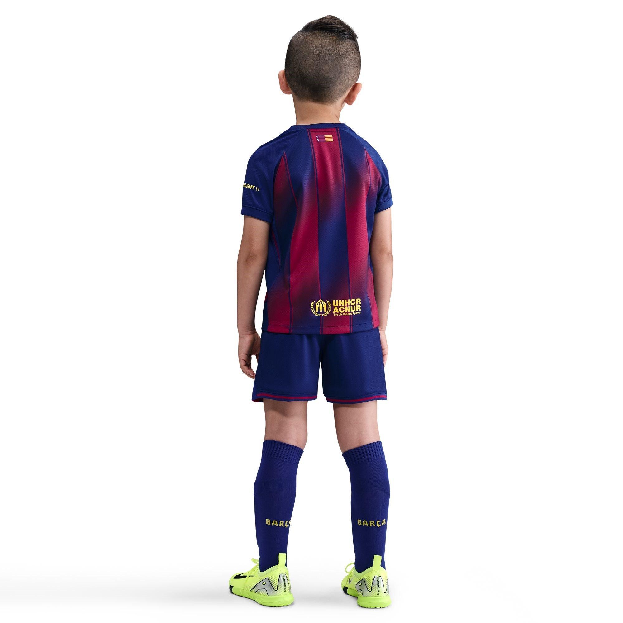Blue - Nike - Barcelona Home Minikit 2025 2026 Infants - 4