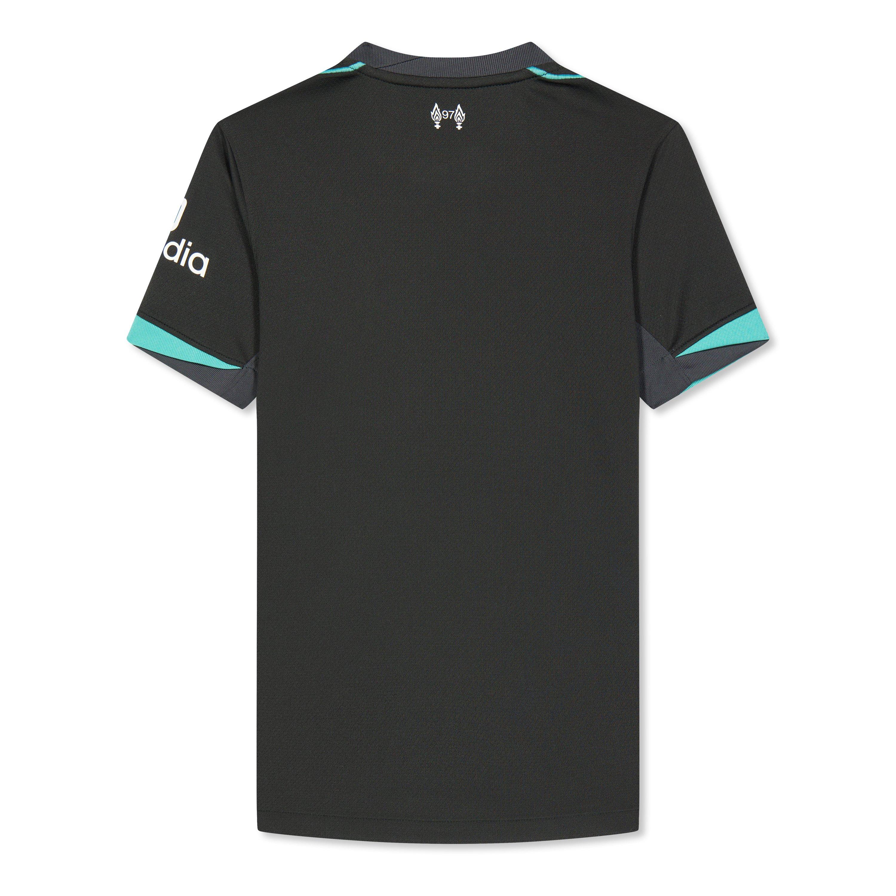 Teal - Nike - Liverpool Away Shirt 2024 2025 Juniors - 11