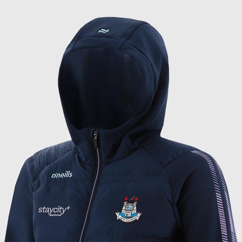 Marine/Purple - ONeills - Women's Dynamo Dublin Hooded Padded Long Sleeve Performance Training Jacket - 3