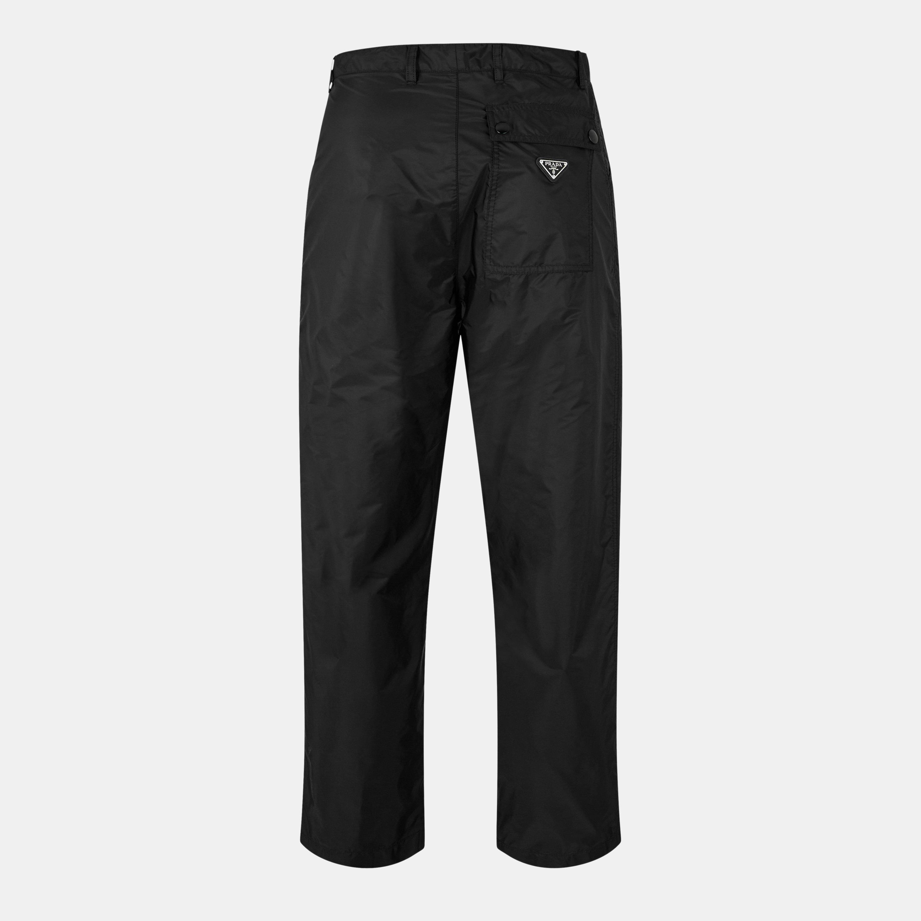 Black - Prada - Re-Nylon Tapered Trousers - 2