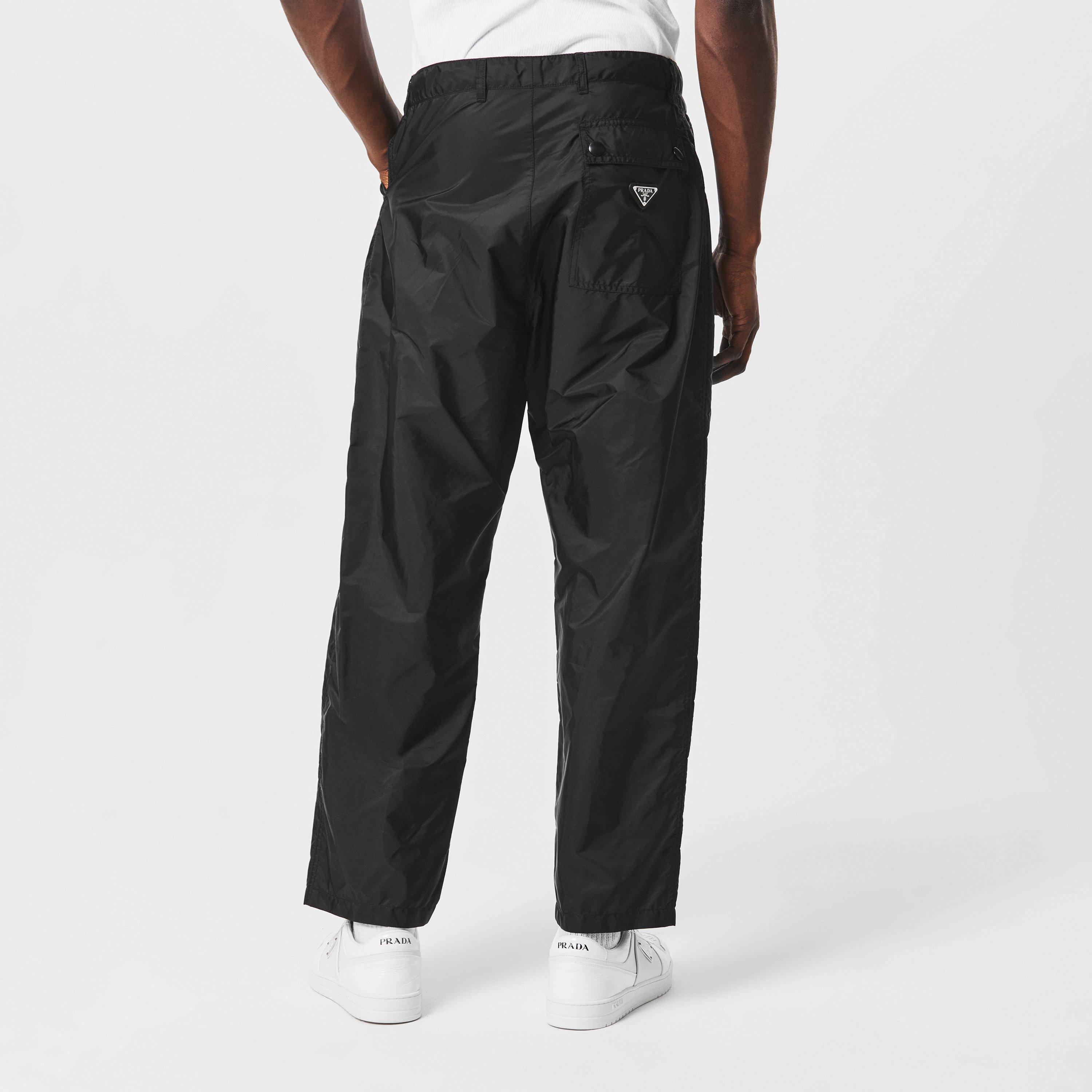 Black - Prada - Re-Nylon Tapered Trousers - 4