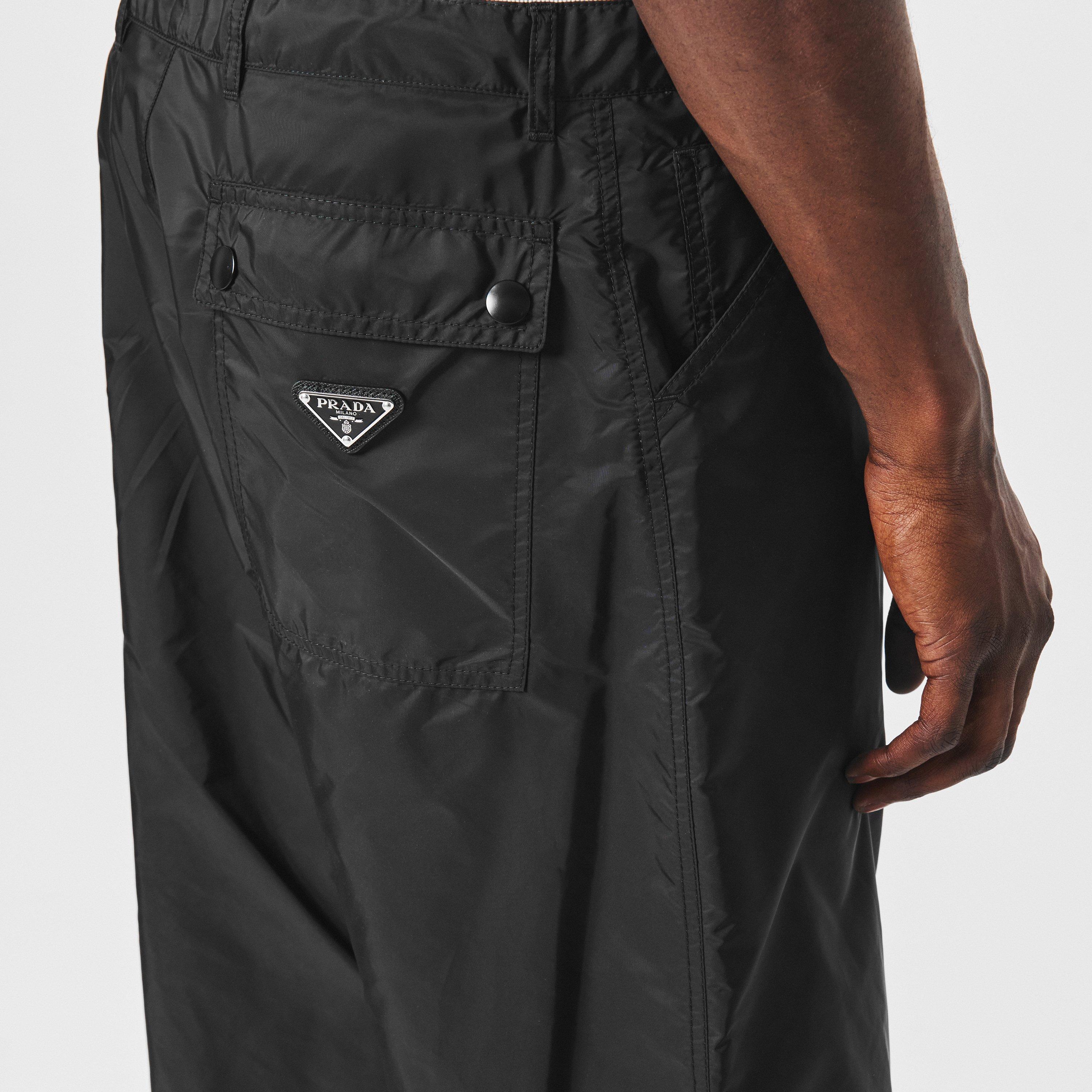 Black - Prada - Re-Nylon Tapered Trousers - 5