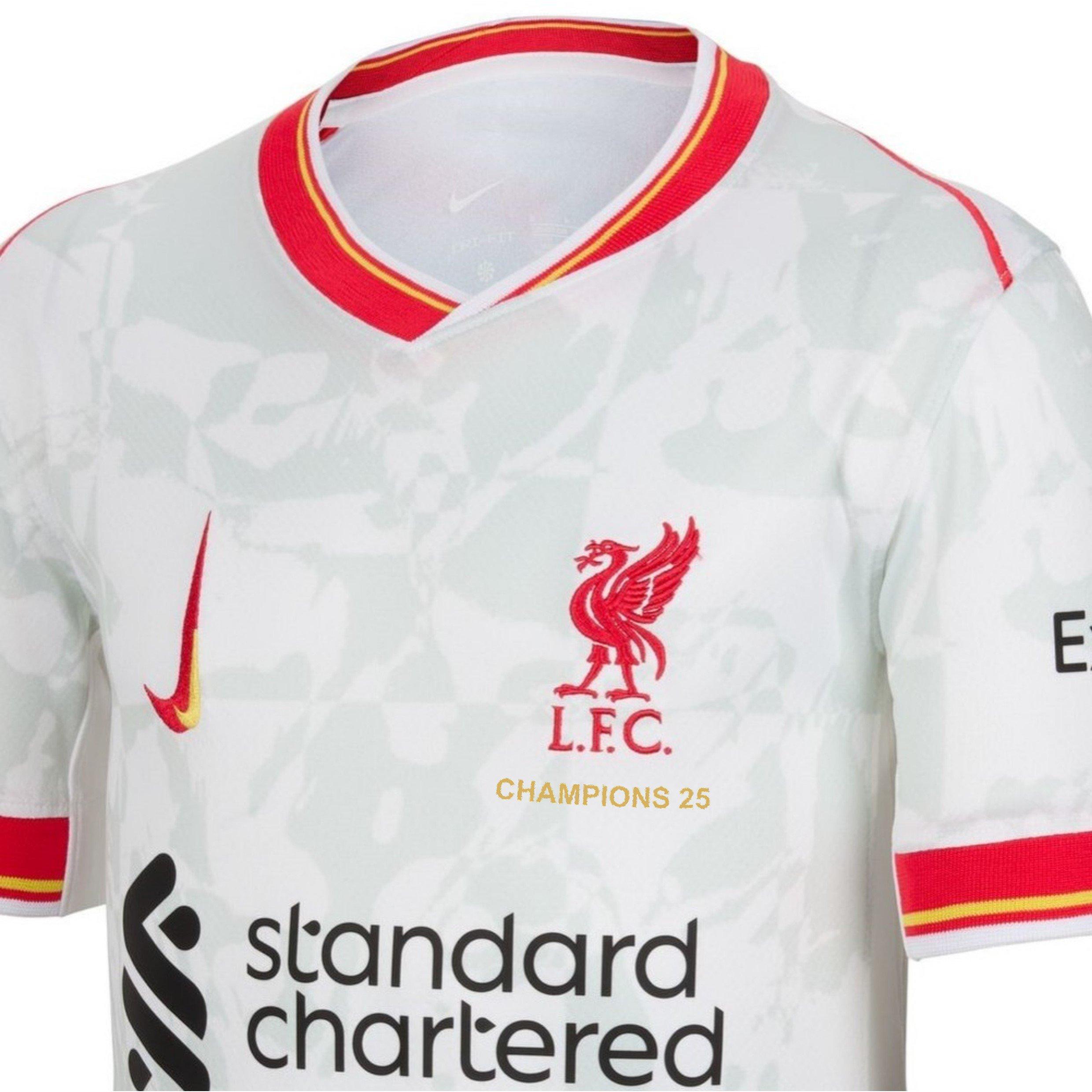 Wit - Nike - Liverpool Embroidered Third Shirt 2024 2025 Juniors