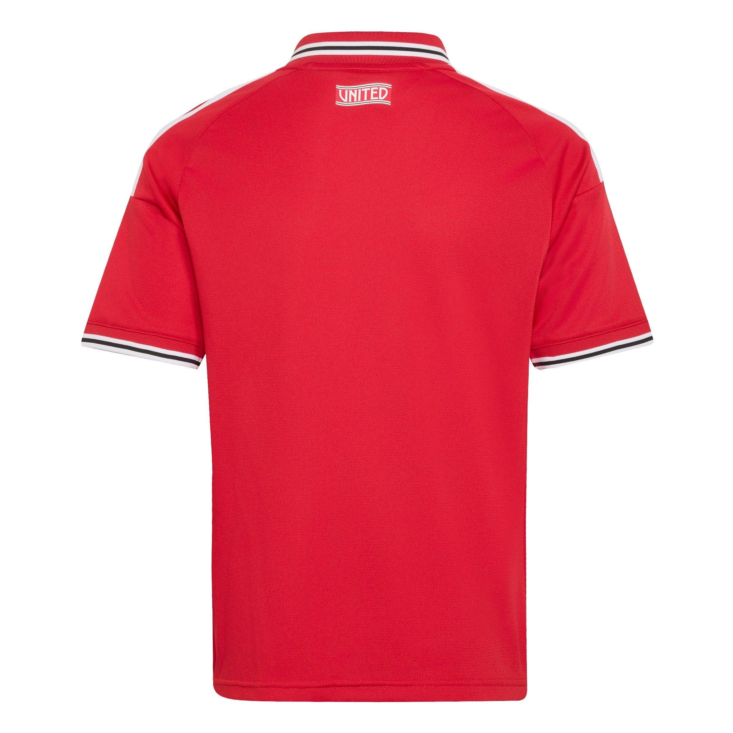 Mufc Red - adidas - Kids' Manchester United Home Football Shirt - 2