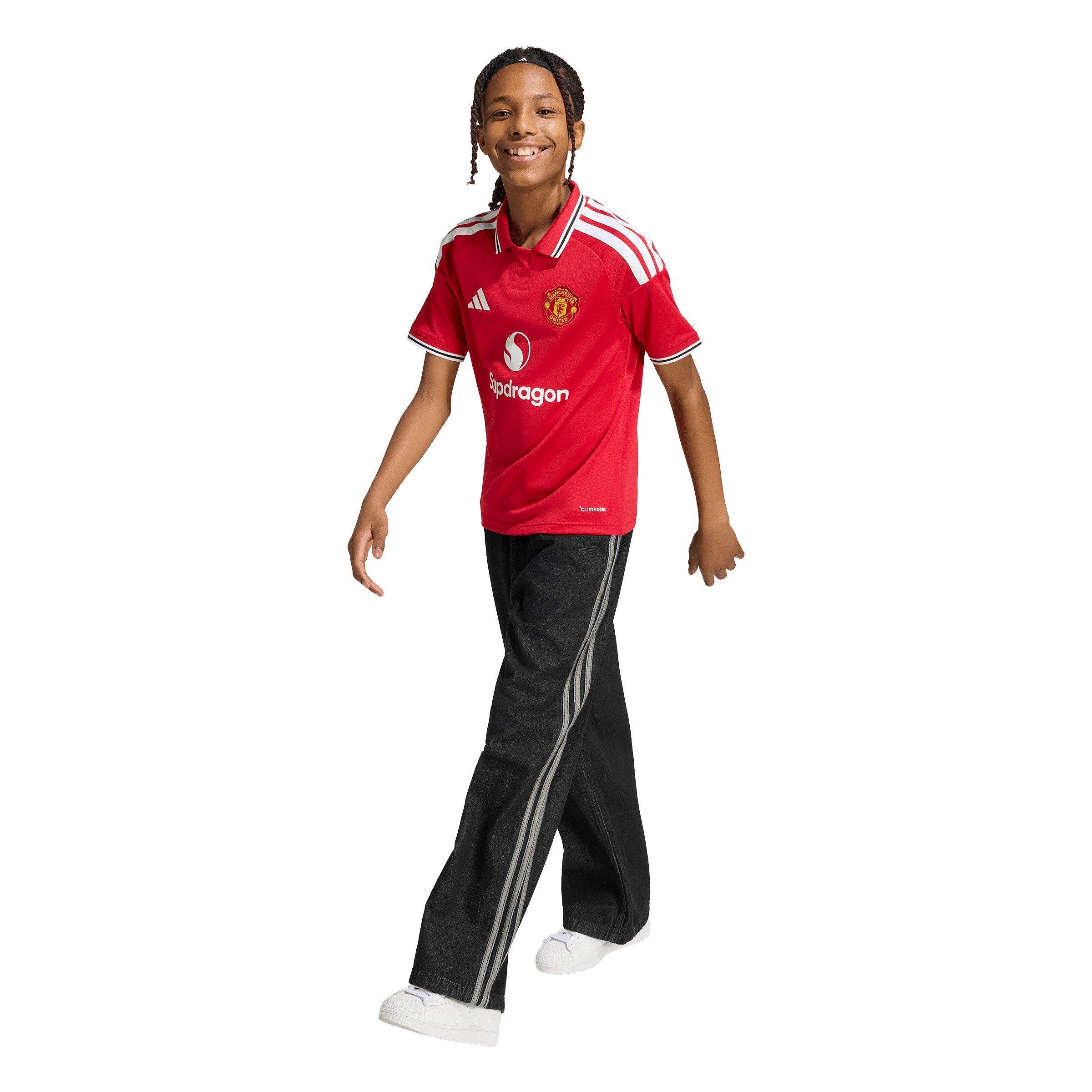 Mufc Red - adidas - Kids' Manchester United Home Football Shirt - 7