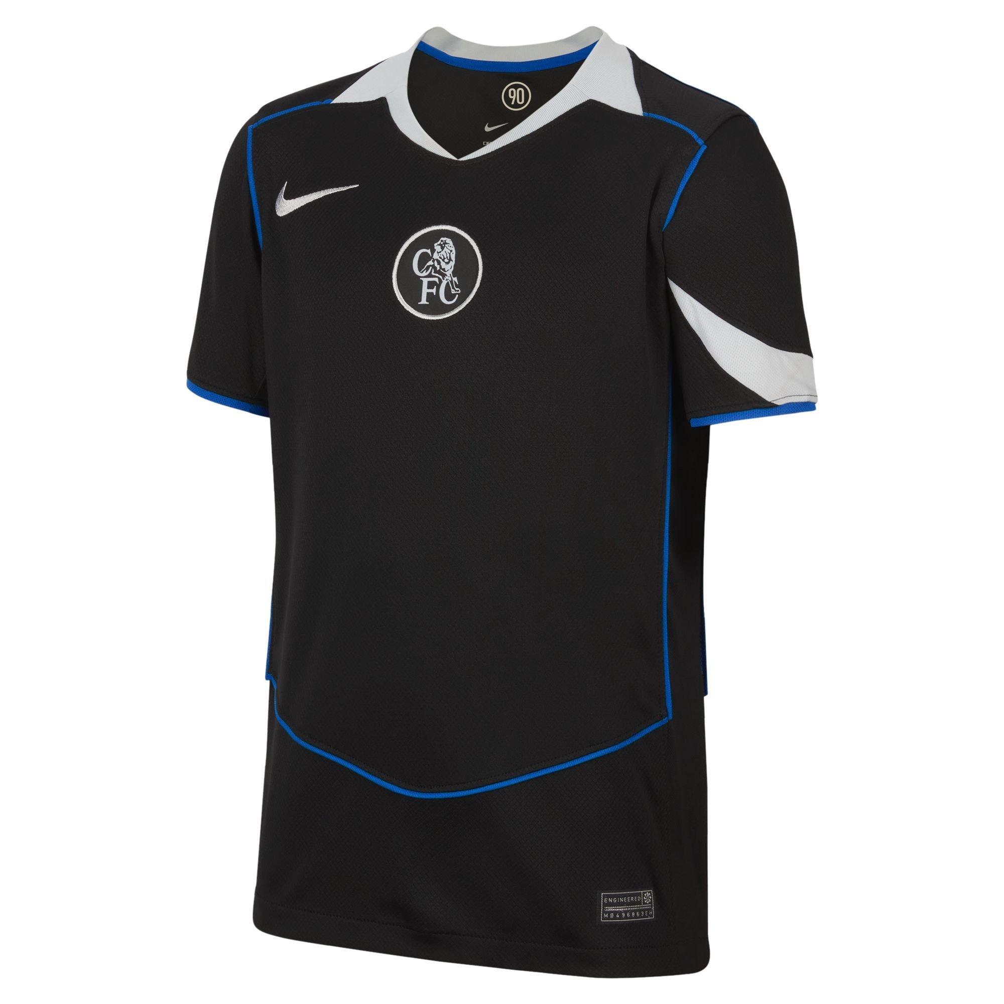 Black/Silver - Nike - Chelsea Third Shirt 2025 2026 Juniors - 1