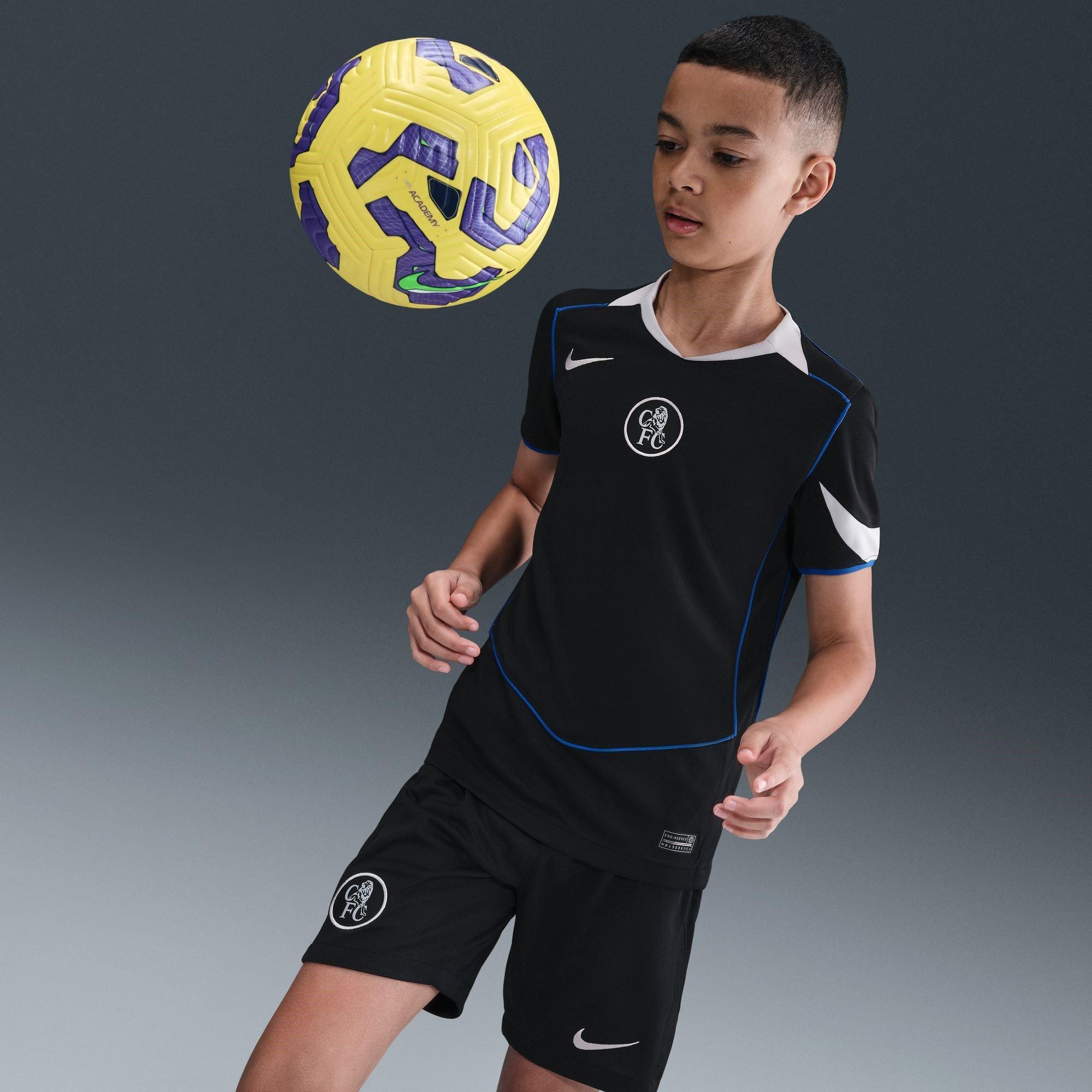 Black/Silver - Nike - Chelsea Third Shirt 2025 2026 Juniors - 6