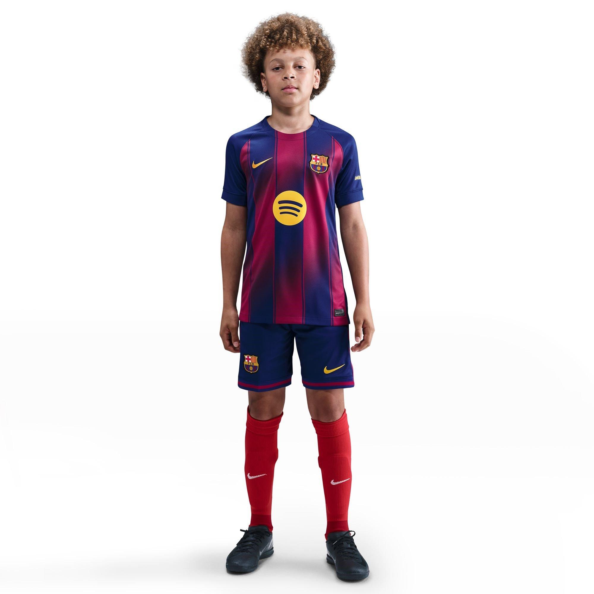 Royal Blue/Gold - Nike - FC Barcelona Home Shirt 25/26 Juniors - 3