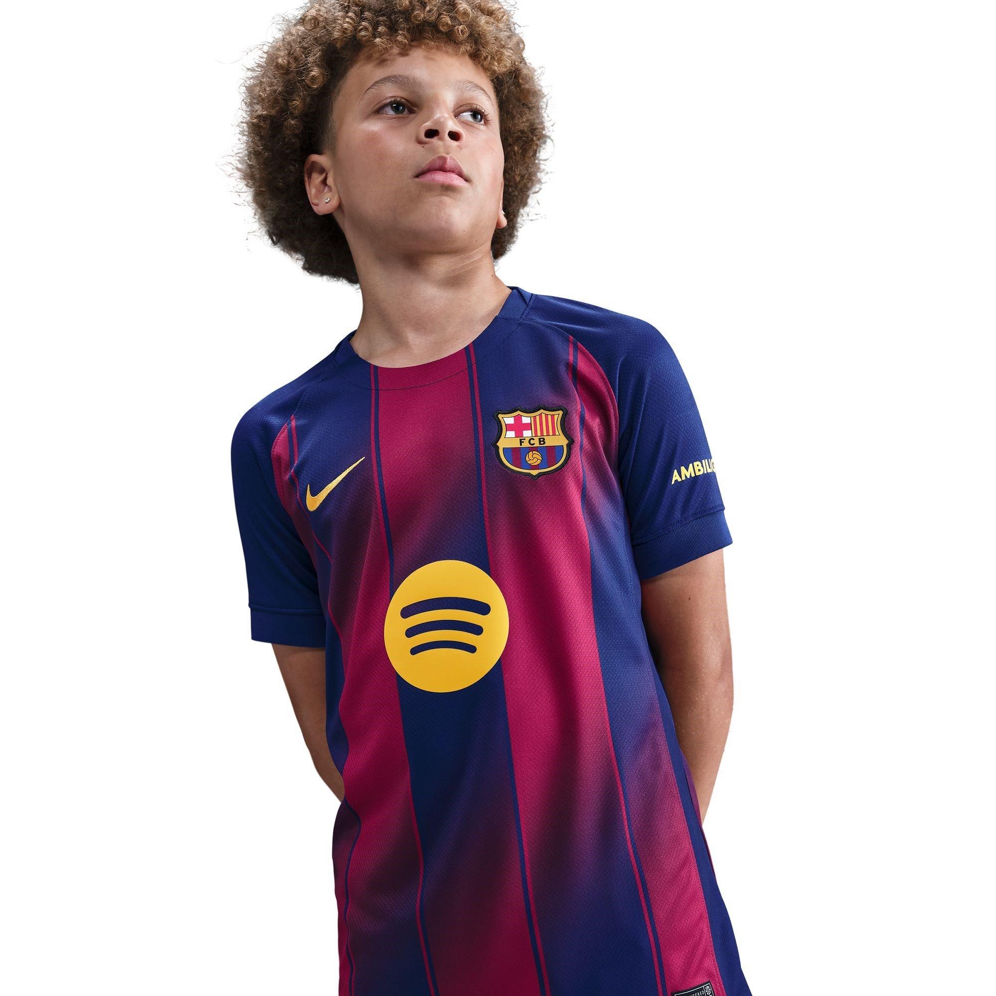 Royal Blue/Gold - Nike - FC Barcelona Home Shirt 25/26 Juniors - 5