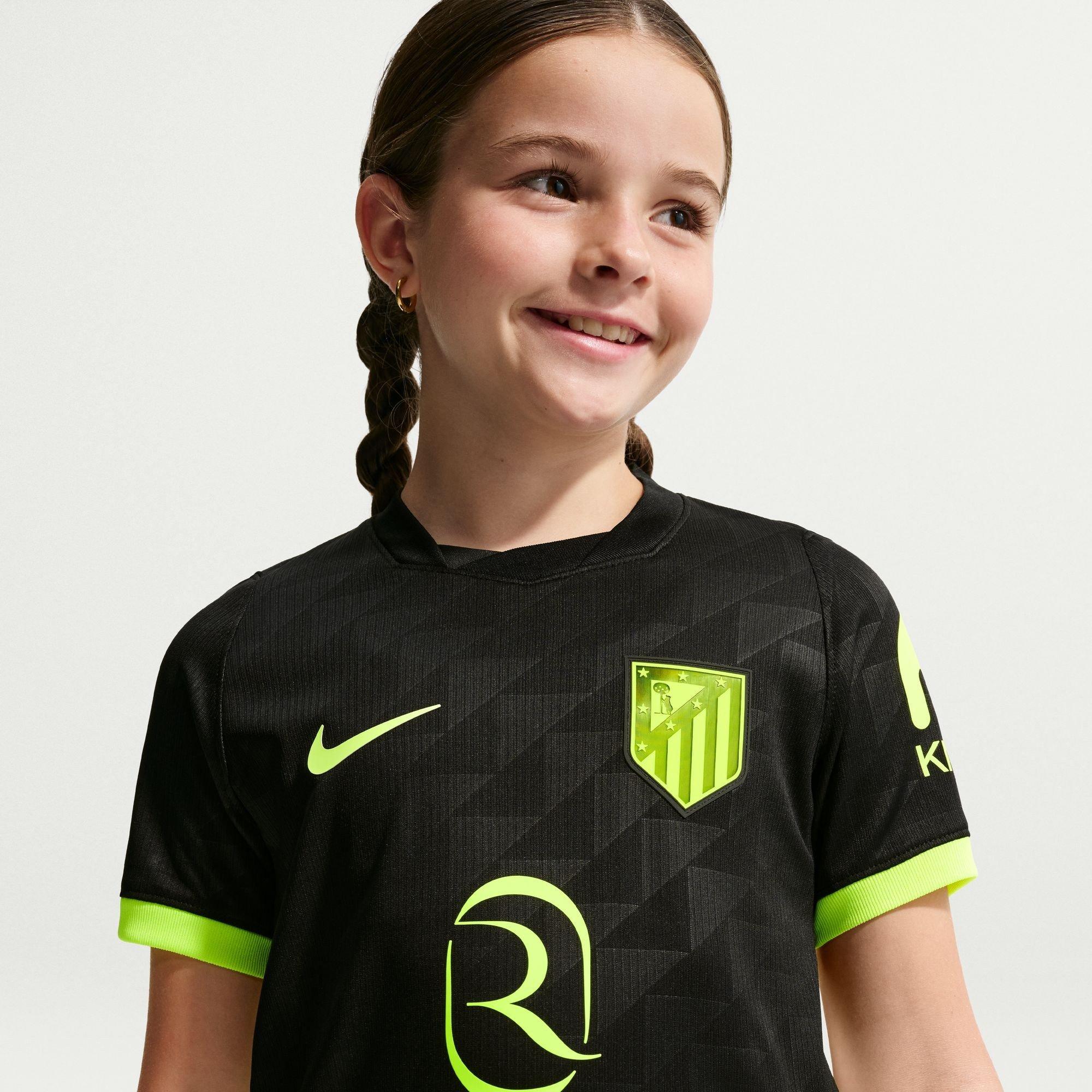 Black/Green - Nike - Atletico Madrid Away Shirt 2026/27 Juniors - 4
