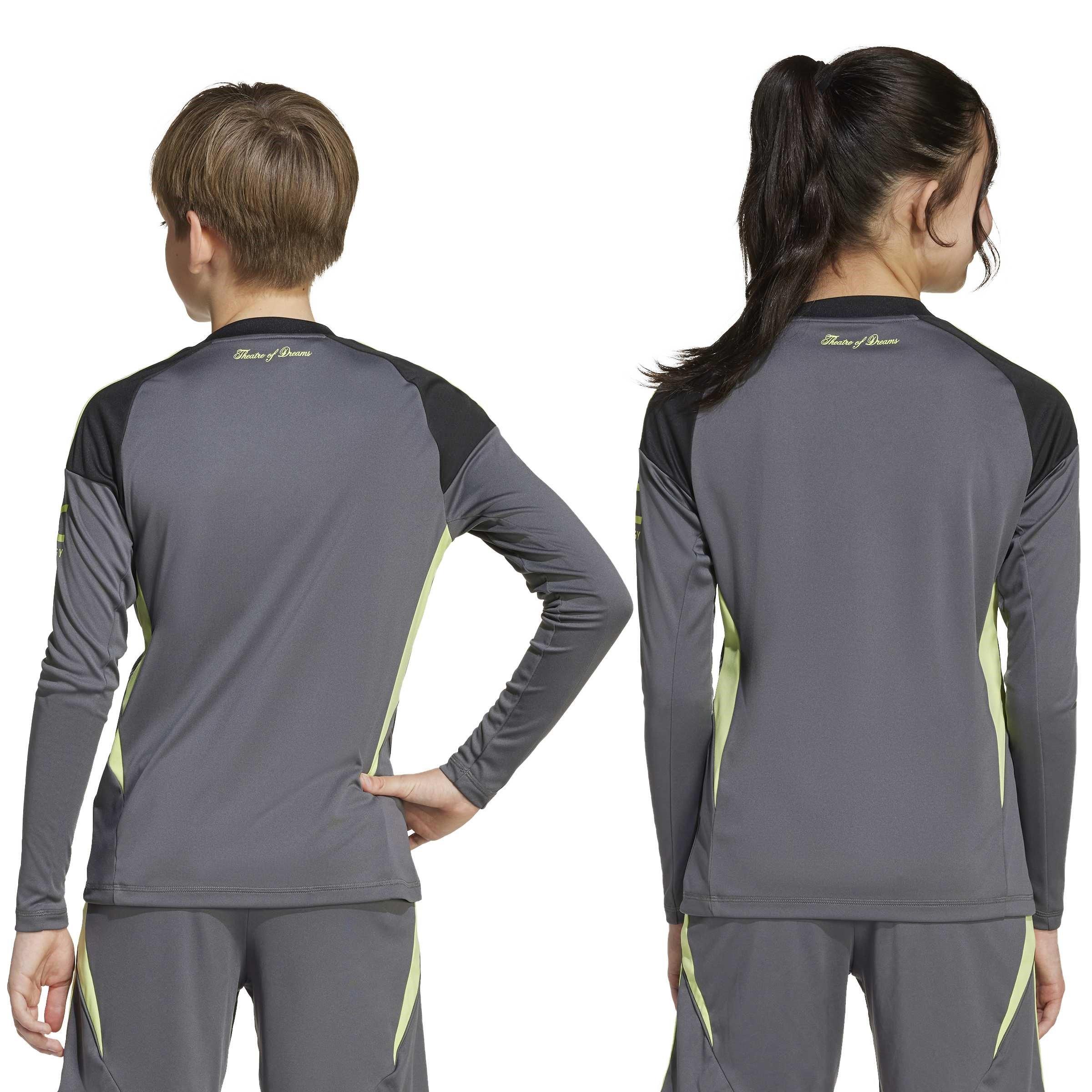 Gris - adidas - Manchester United Long Sleeve Goalkeeper Shirt 2025 2026 Juniors - 4