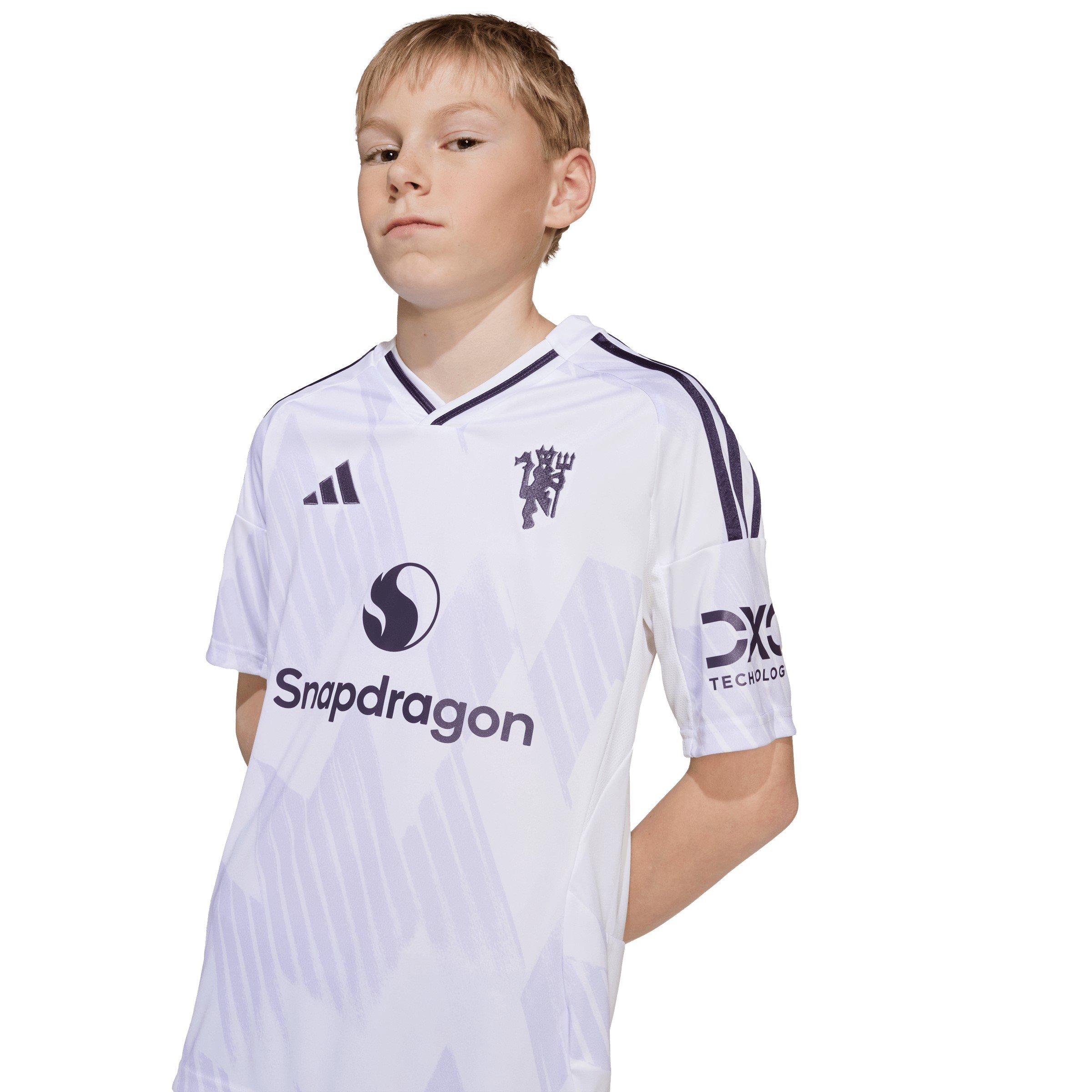 White - adidas - Manchester United 2025/26 Away Football Shirt - 8