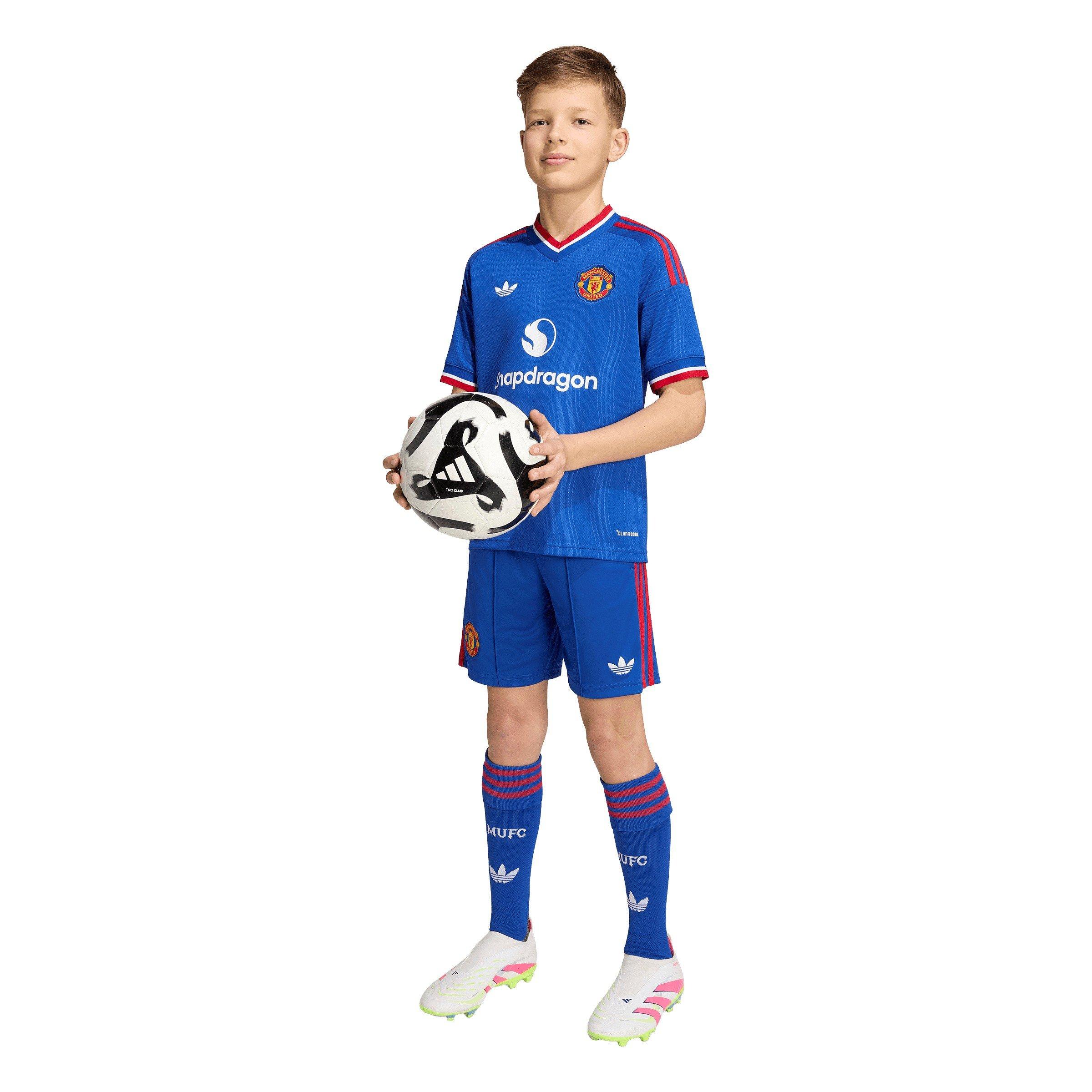 Team Royal Blue - adidas - Manchester United Away Shirt 2026/27 Juniors - 7