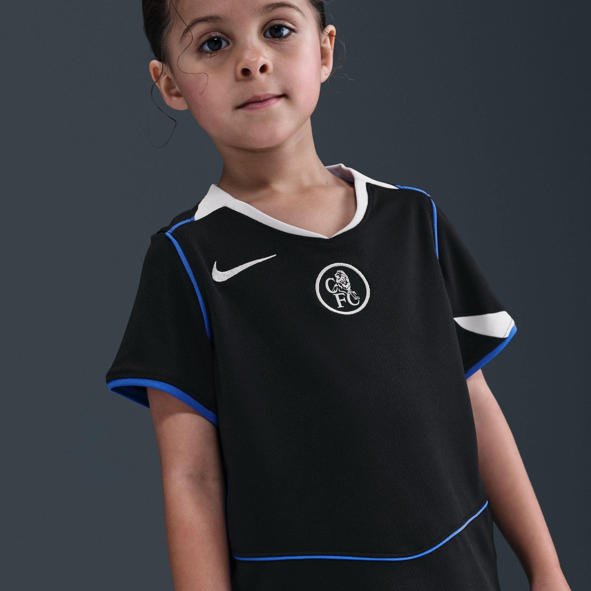Black/Silver - Nike - Chelsea Third Minikit 2025 2026 Infants - 13