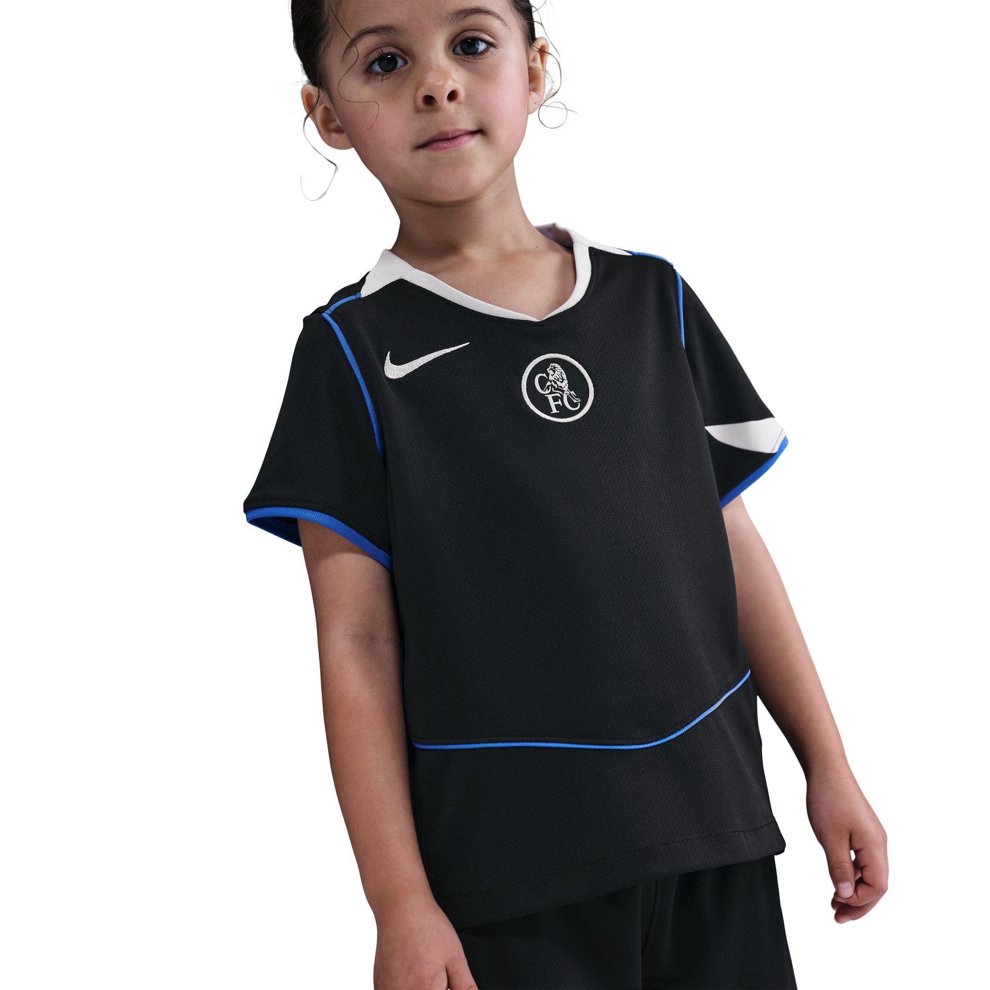 Black/Silver - Nike - Chelsea Third Minikit 2025 2026 Infants - 5