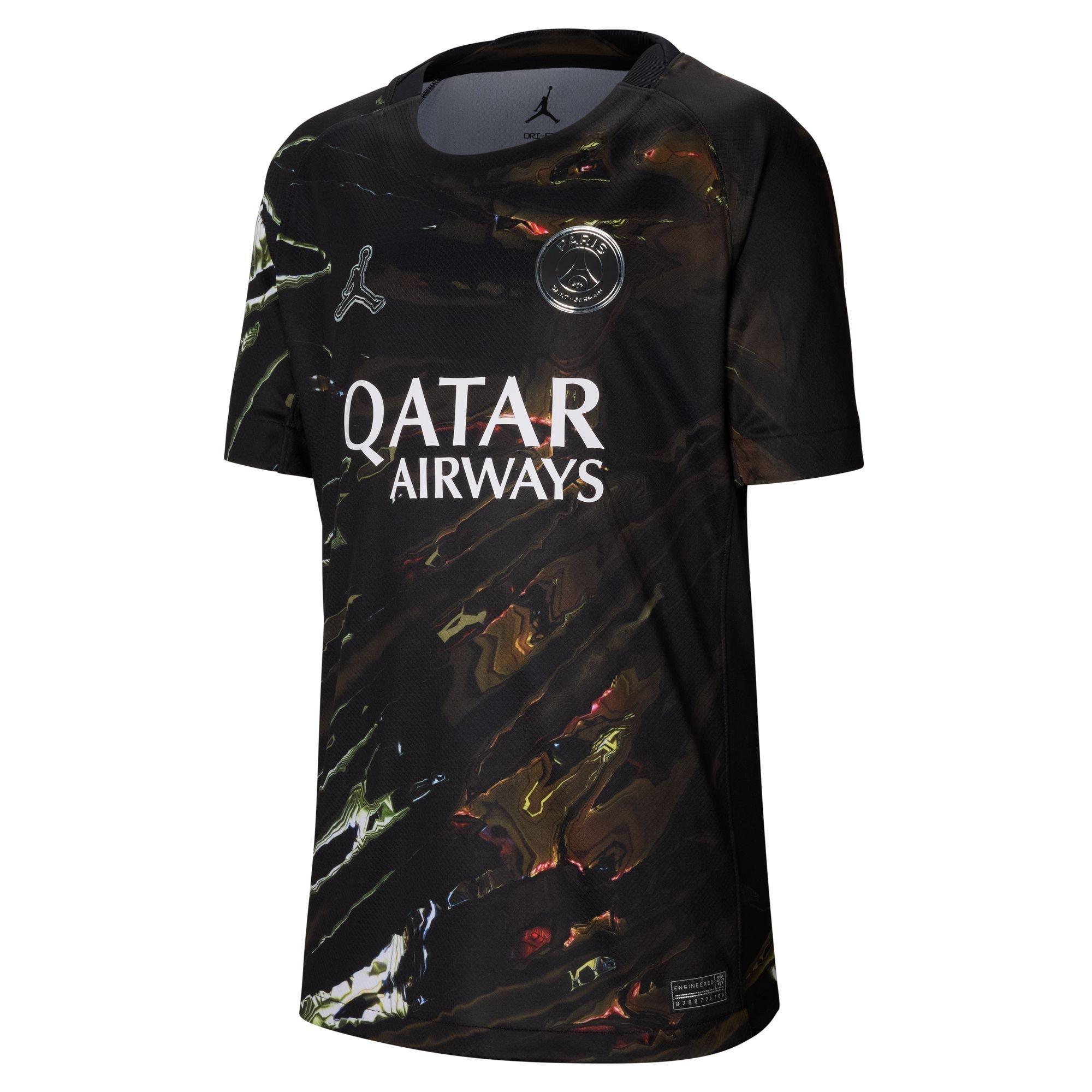 Schwarz/Weiß - Nike - Unisex Kids' Paris Saint Germain Domestic Football Shirt - 1