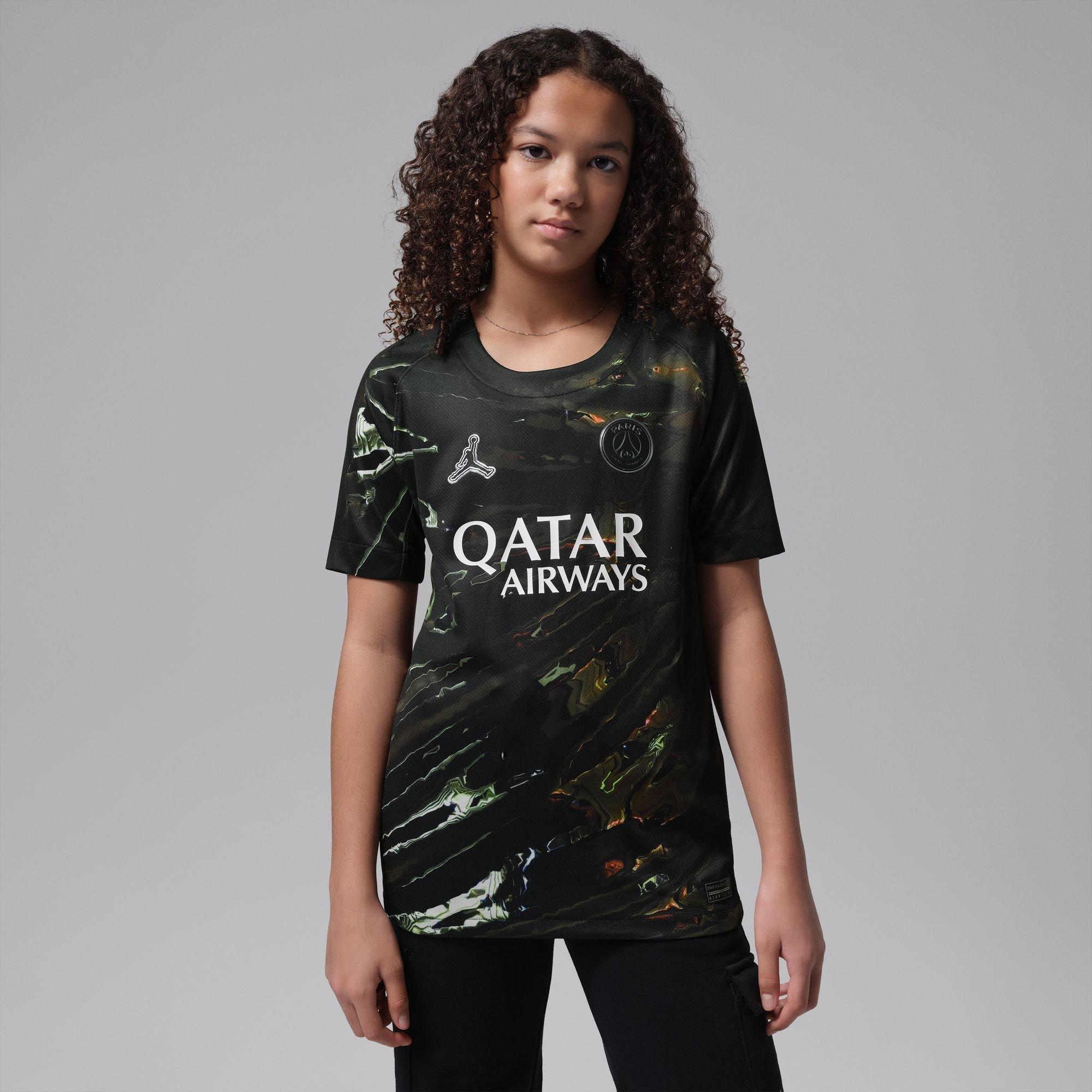 Schwarz/Weiß - Nike - Unisex Kids' Paris Saint Germain Domestic Football Shirt - 3