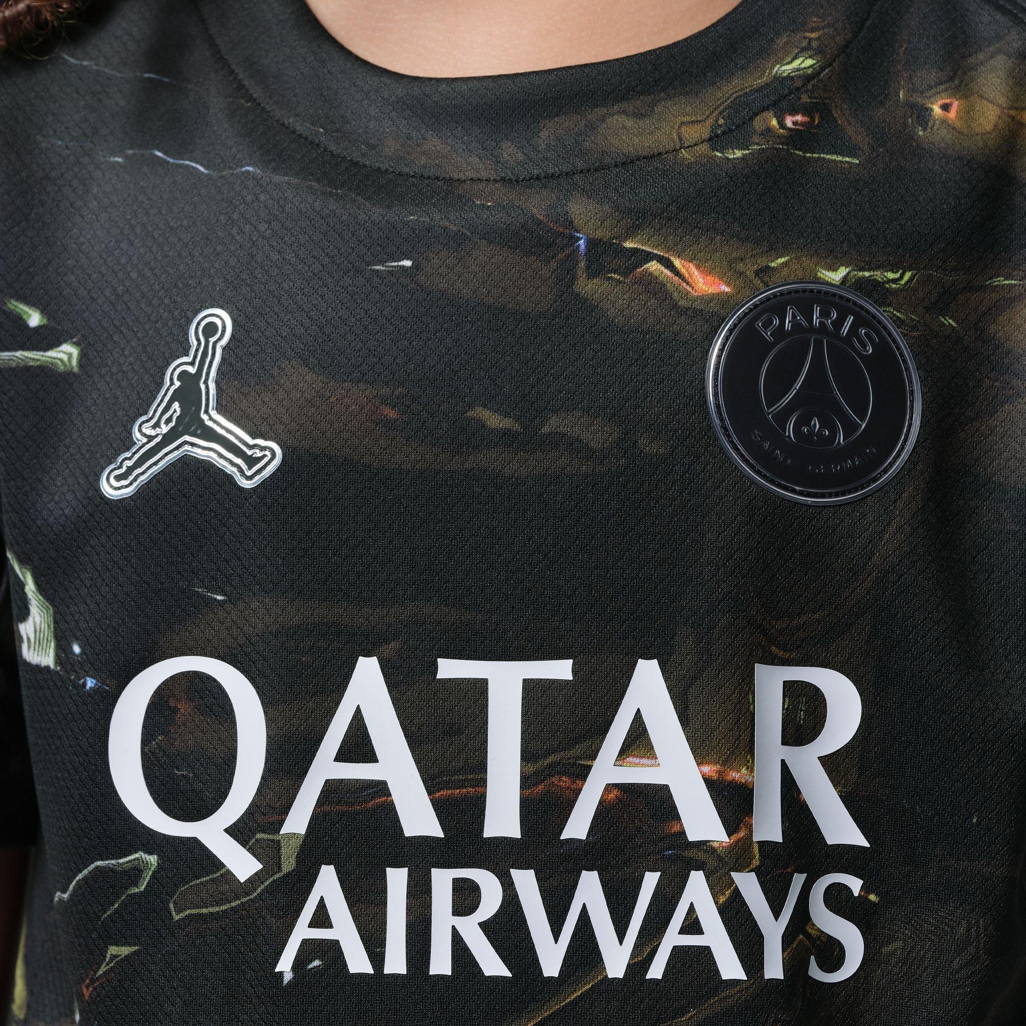 Schwarz/Weiß - Nike - Unisex Kids' Paris Saint Germain Domestic Football Shirt - 5