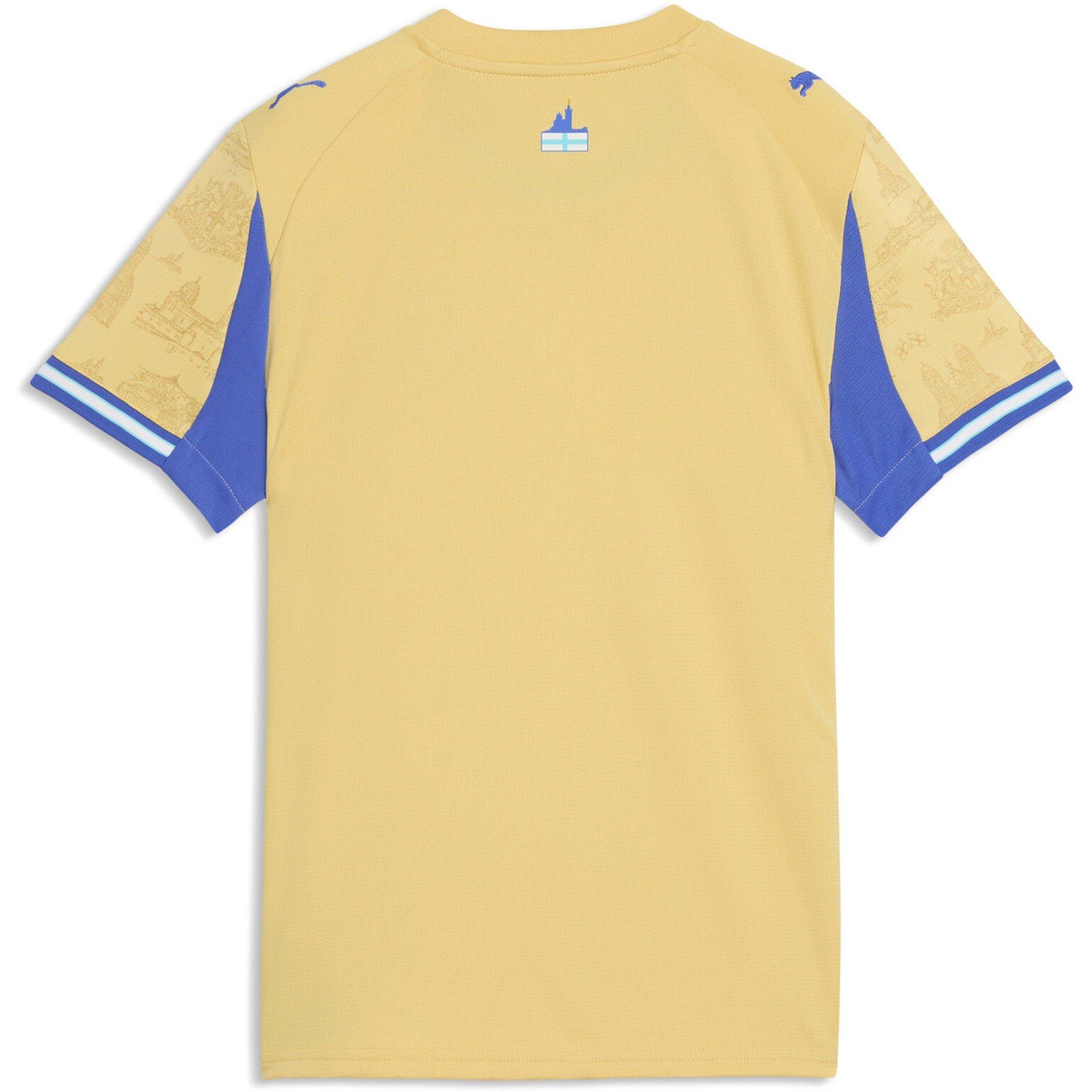 Gold/Royal Blue - Puma - Olympique Marseille Fourth Shirt 25/26 Juniors - 2