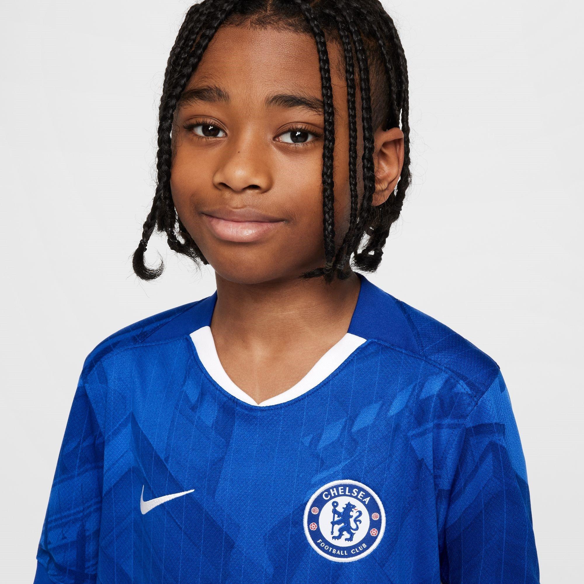 Blau/Weiß - Nike - Chelsea Home Shirt 2025 2026 Juniors - 5