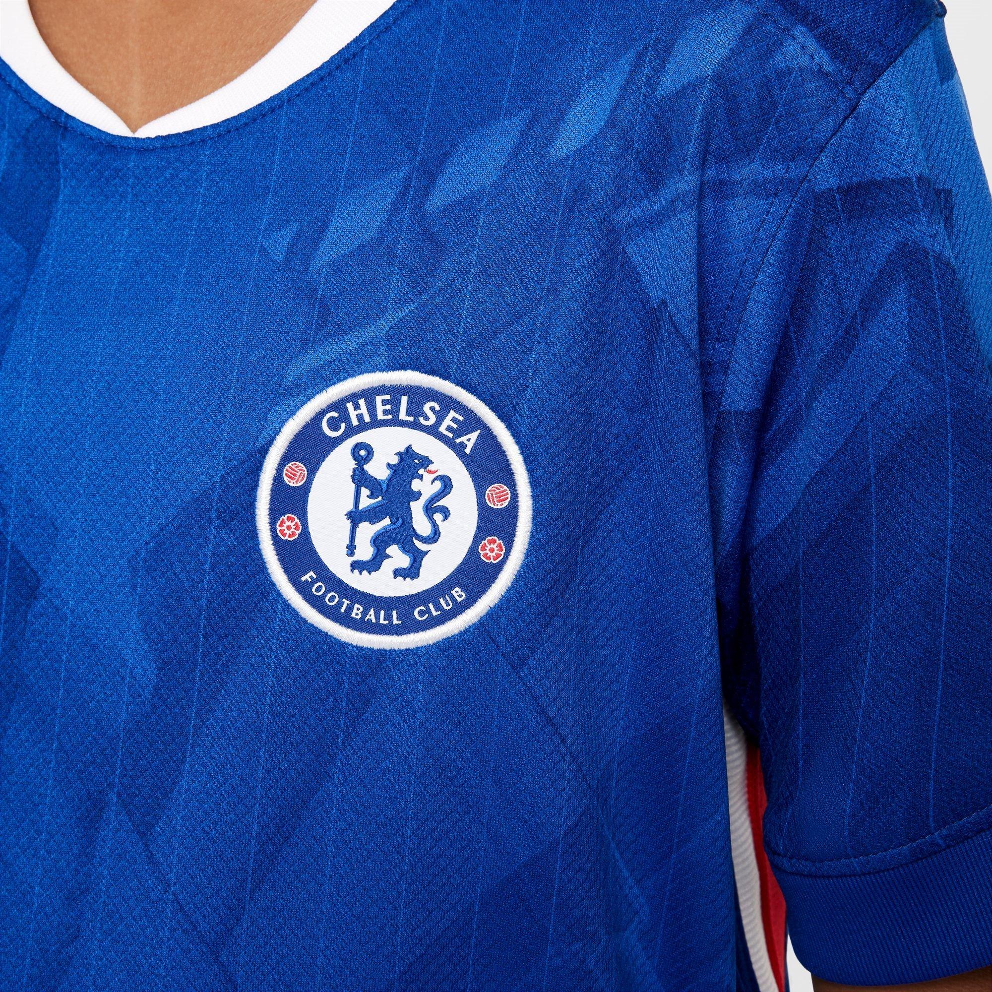 Blau/Weiß - Nike - Chelsea Home Shirt 2025 2026 Juniors - 9