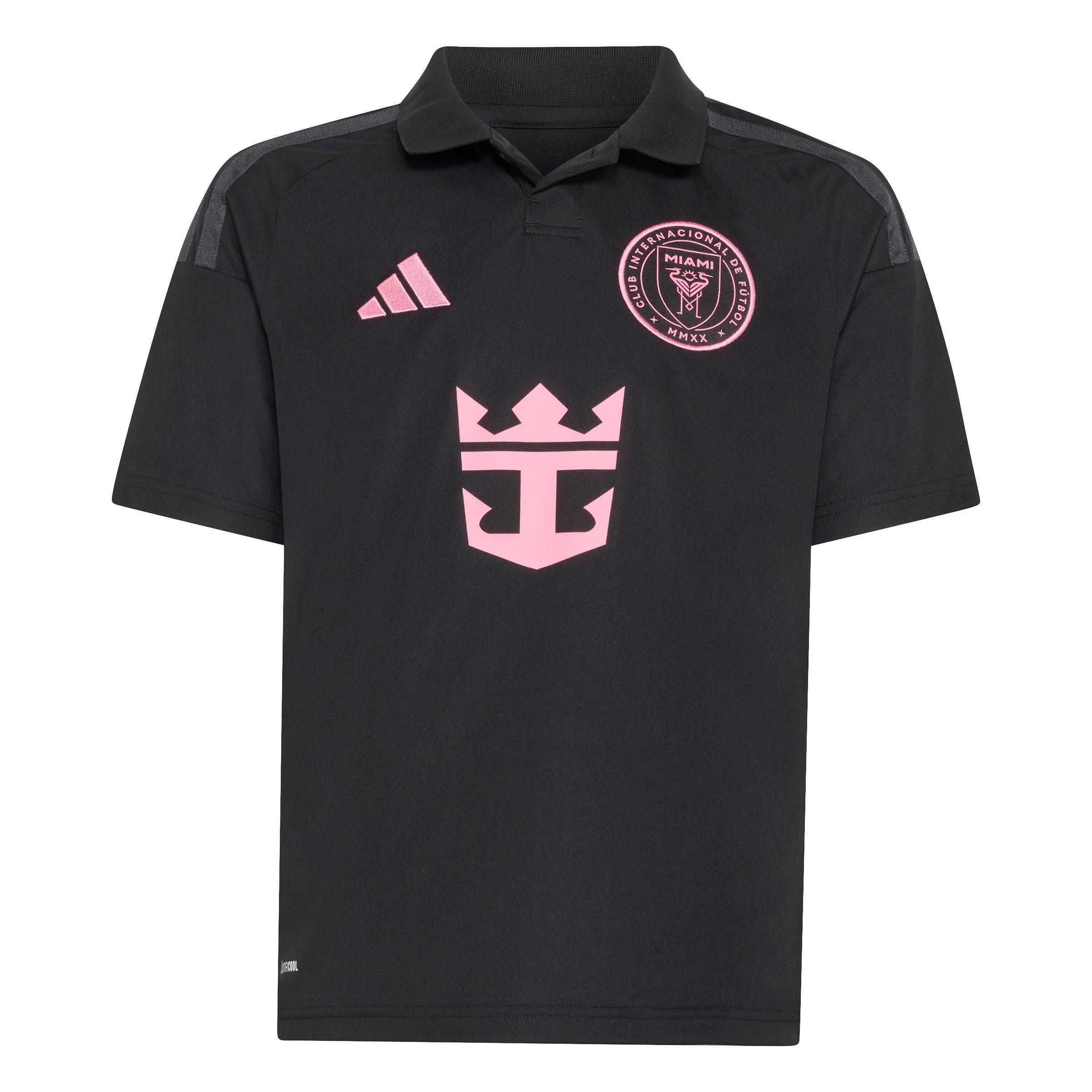 Black/Pink - adidas - Kids Inter Miami Messi 10 Away Shirt 2026 - 1