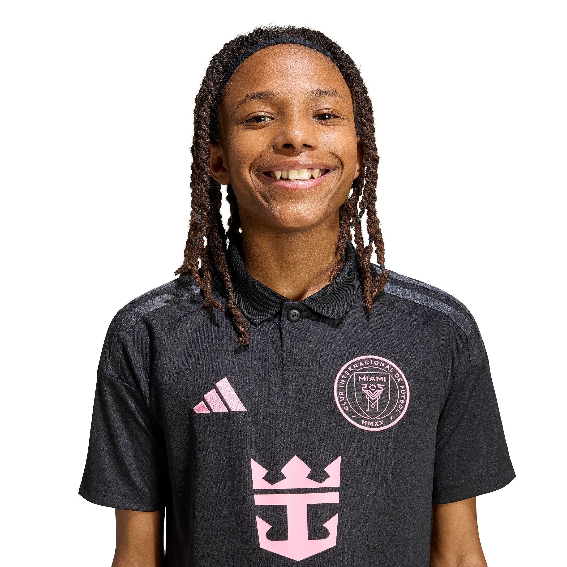 Zwart/Roze - adidas - Kids Inter Miami Messi 10 Away Shirt 2026 - 11