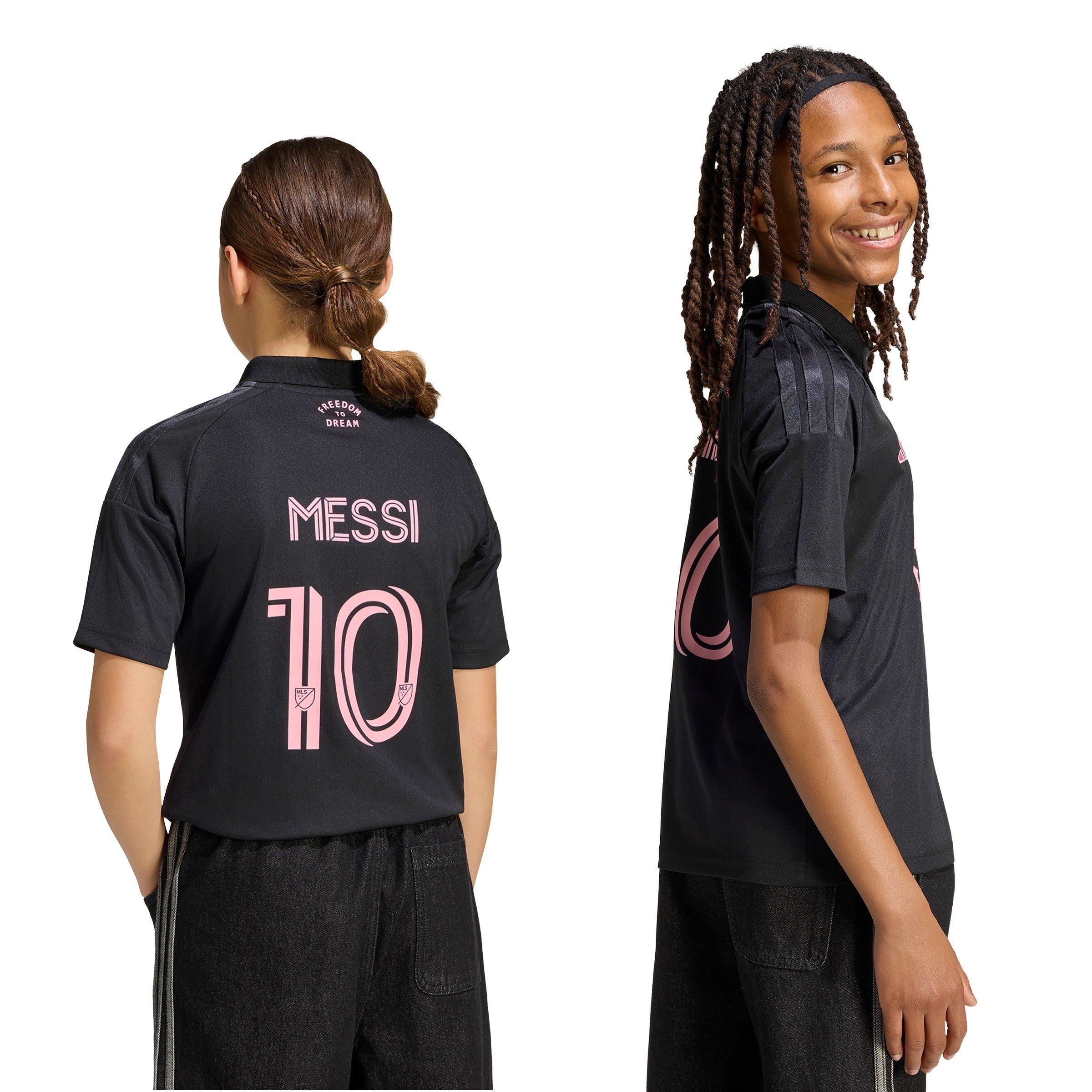 Zwart/Roze - adidas - Kids Inter Miami Messi 10 Away Shirt 2026 - 4