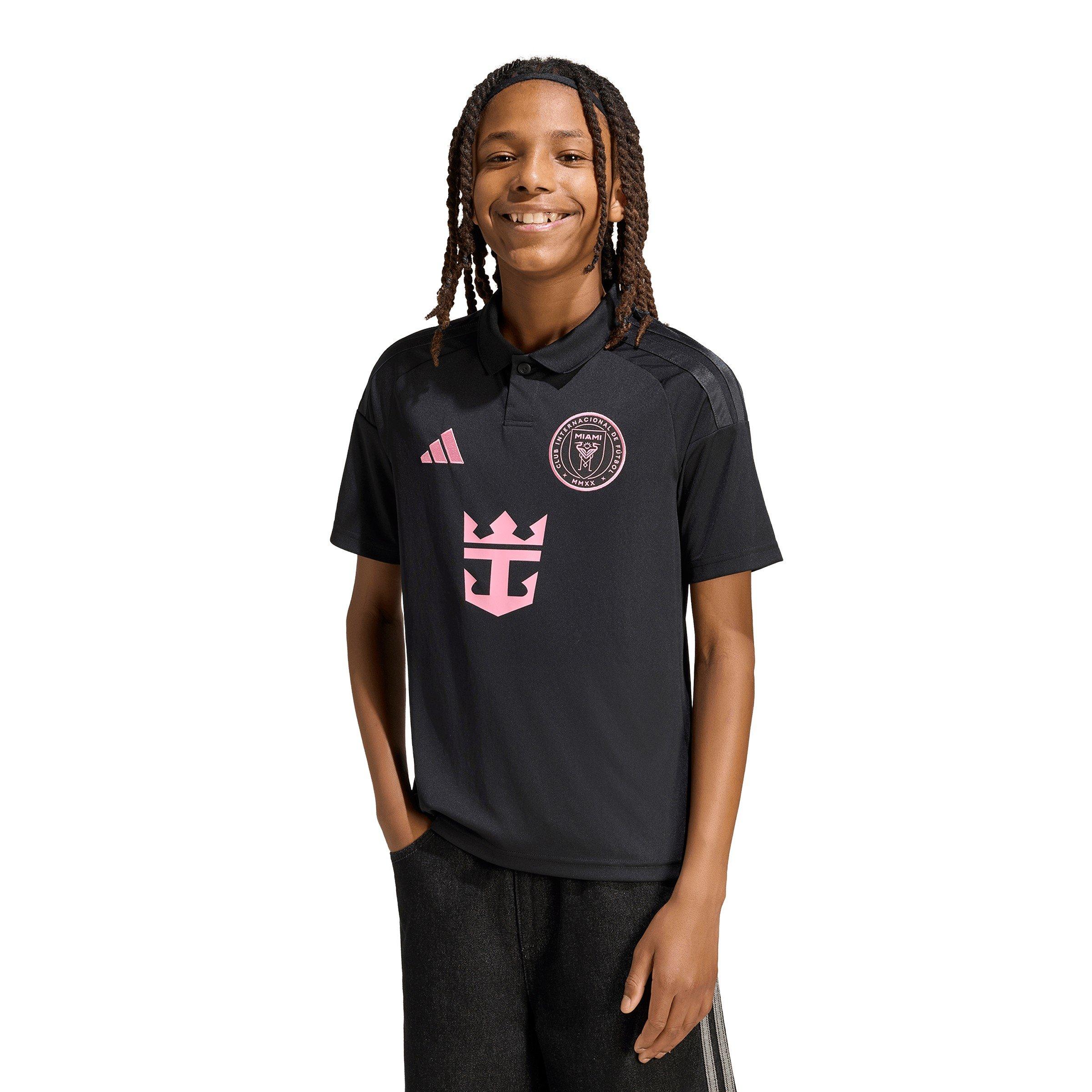 Zwart/Roze - adidas - Kids Inter Miami Messi 10 Away Shirt 2026 - 5