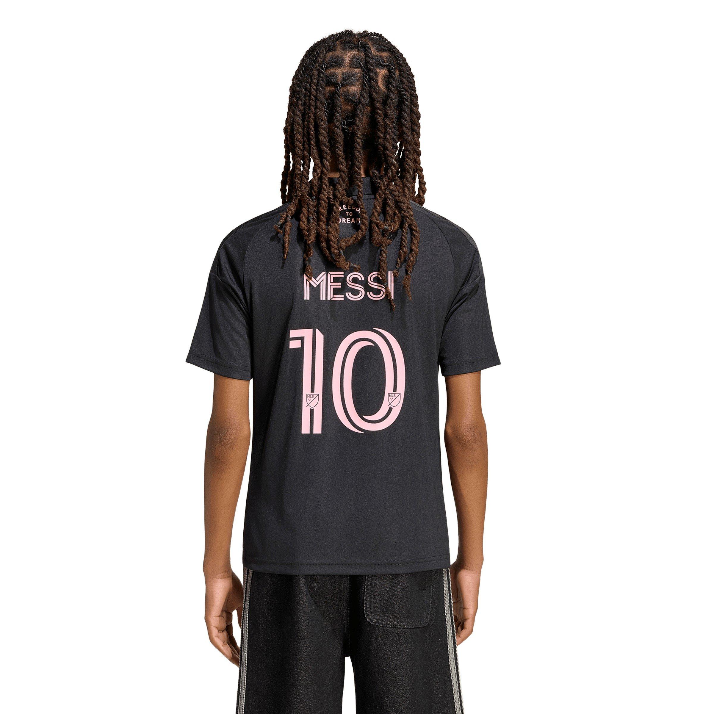 Zwart/Roze - adidas - Kids Inter Miami Messi 10 Away Shirt 2026 - 6