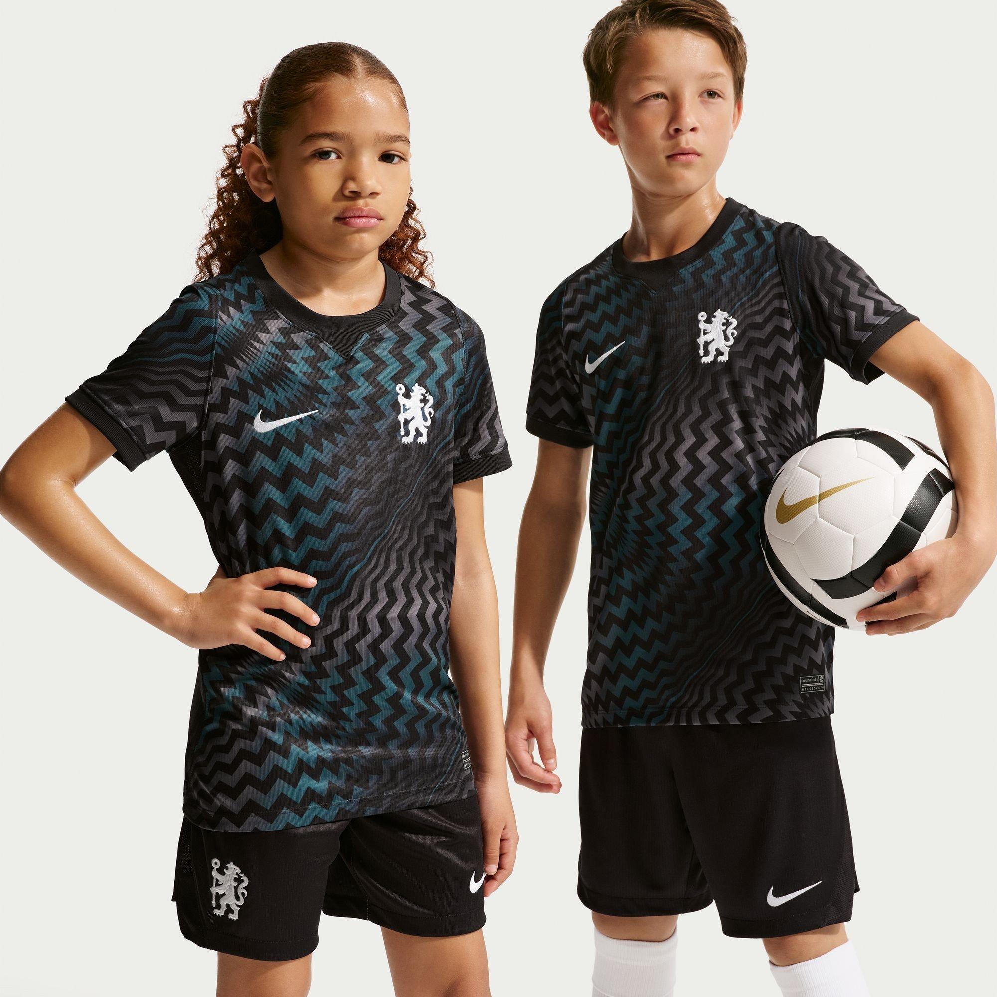 Black/White - Nike - Chelsea Home Goalkeeper Shirt 2026/27 Juniors - 3