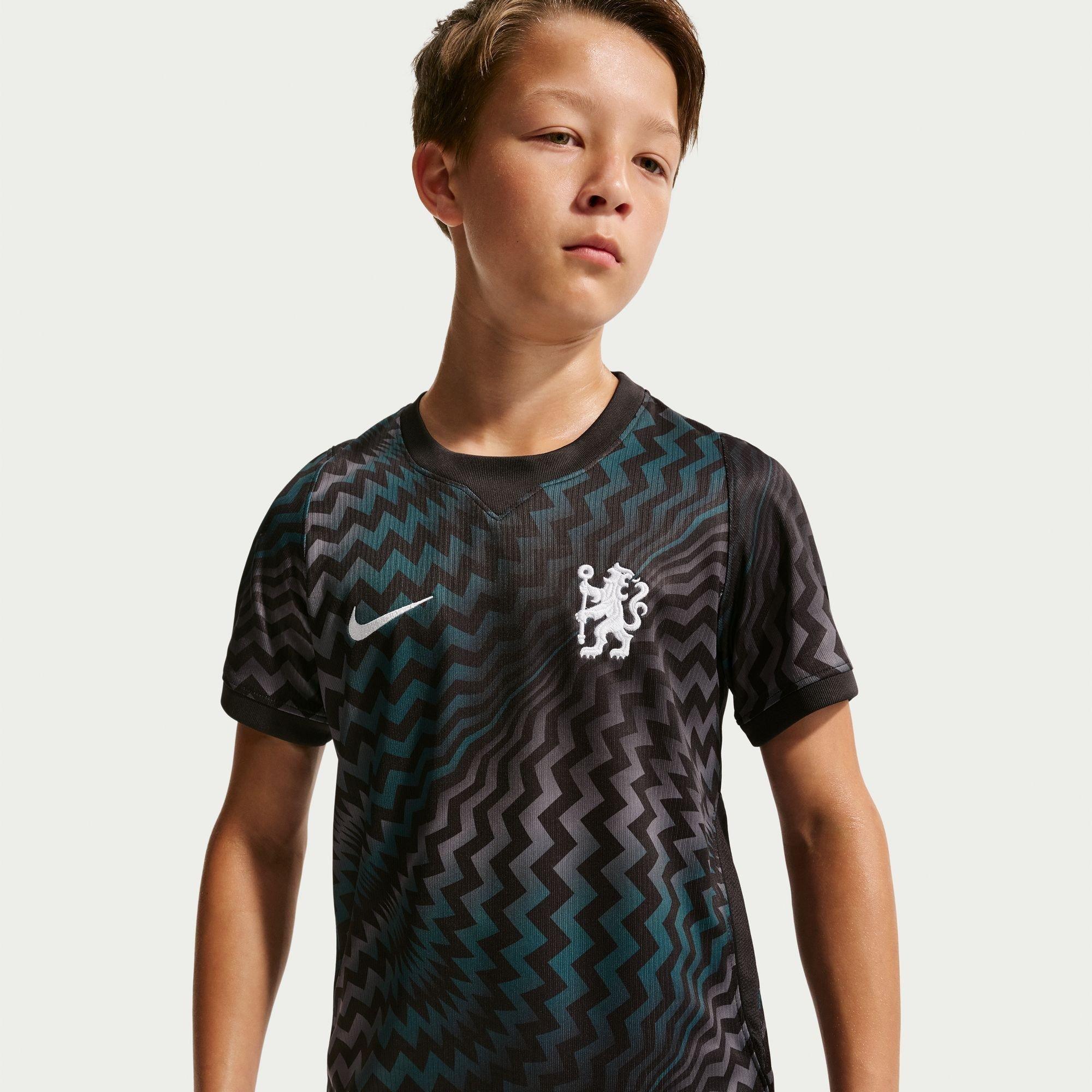 Black/White - Nike - Chelsea Home Goalkeeper Shirt 2026/27 Juniors - 6
