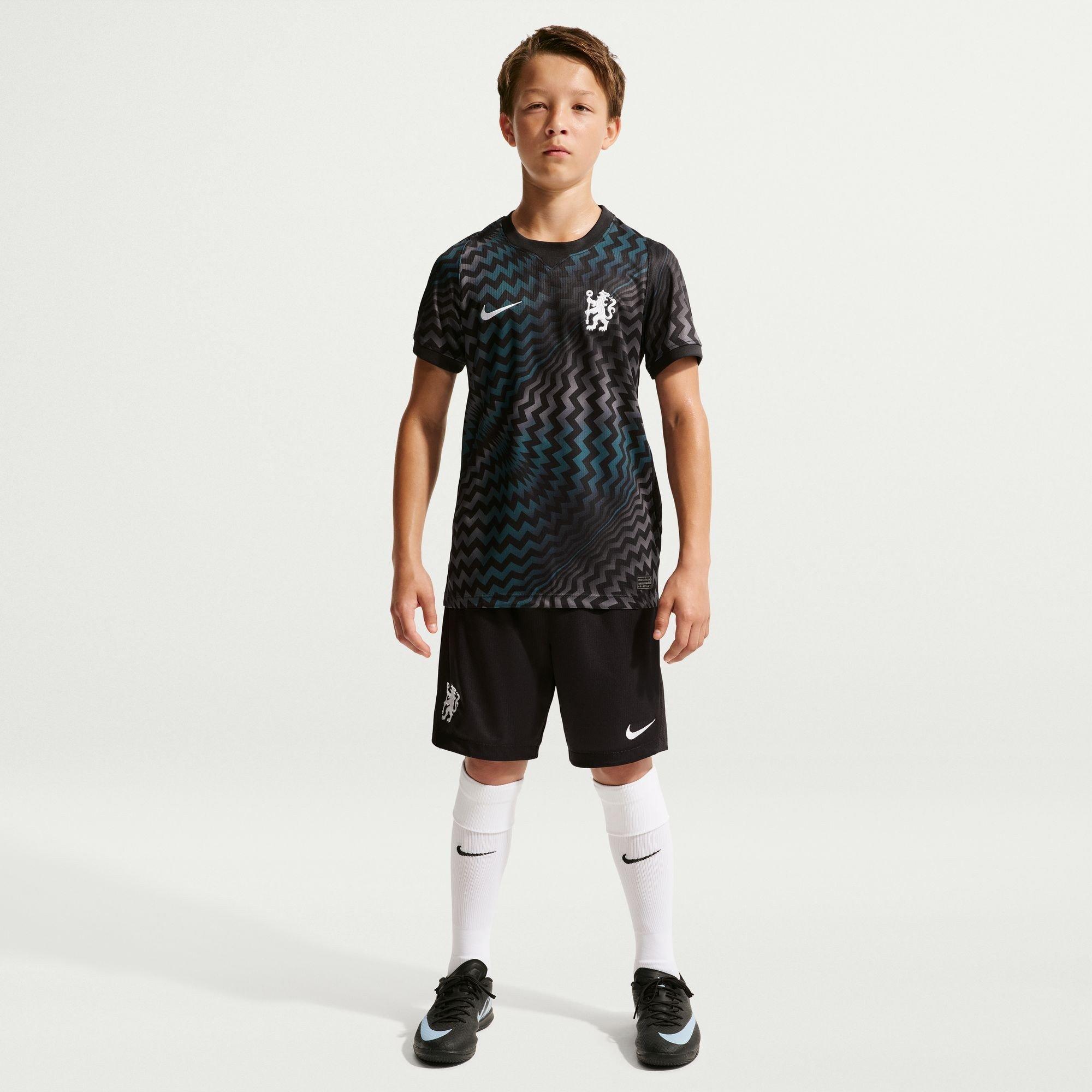 Black/White - Nike - Chelsea Home Goalkeeper Shirt 2026/27 Juniors - 8