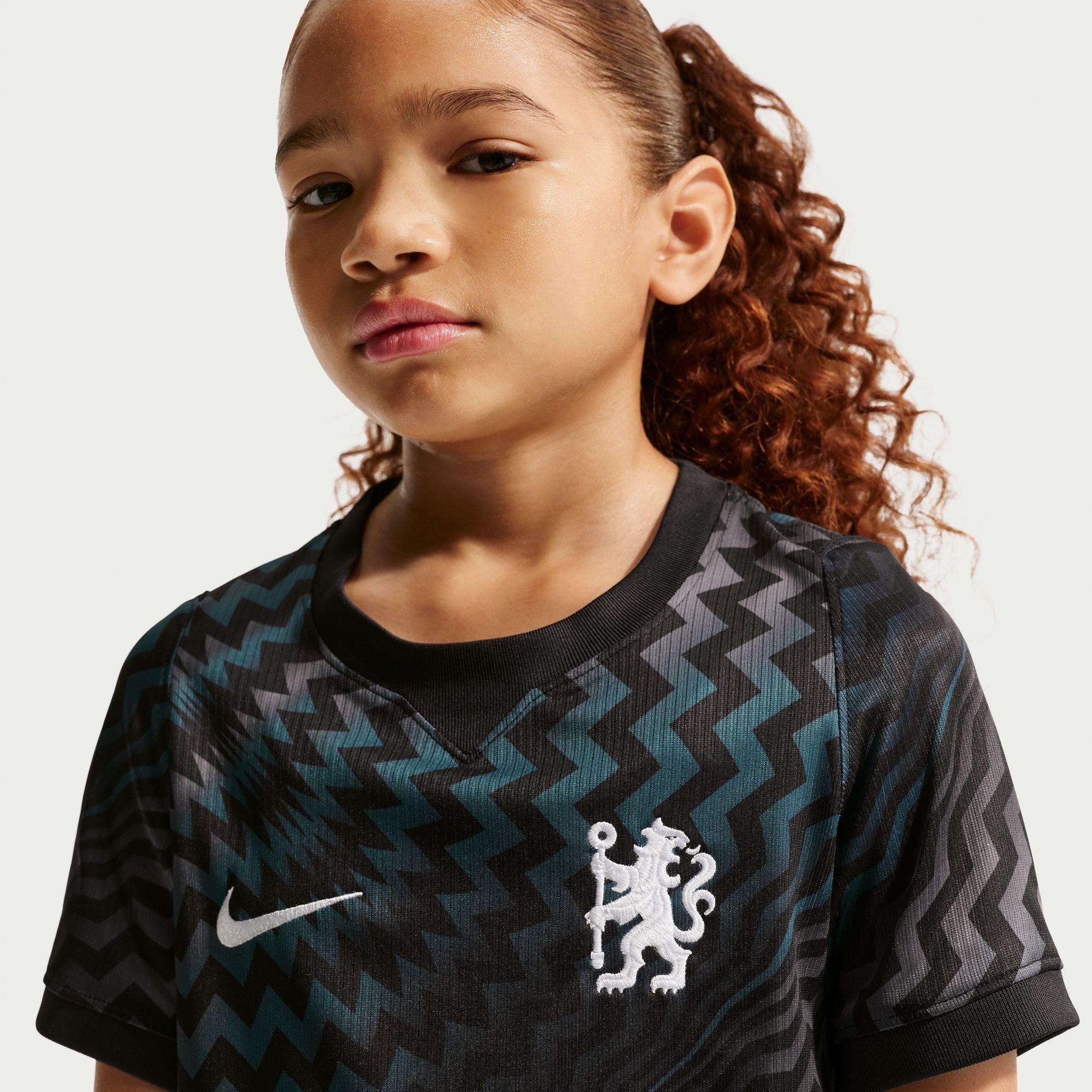 Black/White - Nike - Chelsea Home Goalkeeper Shirt 2026/27 Juniors - 9