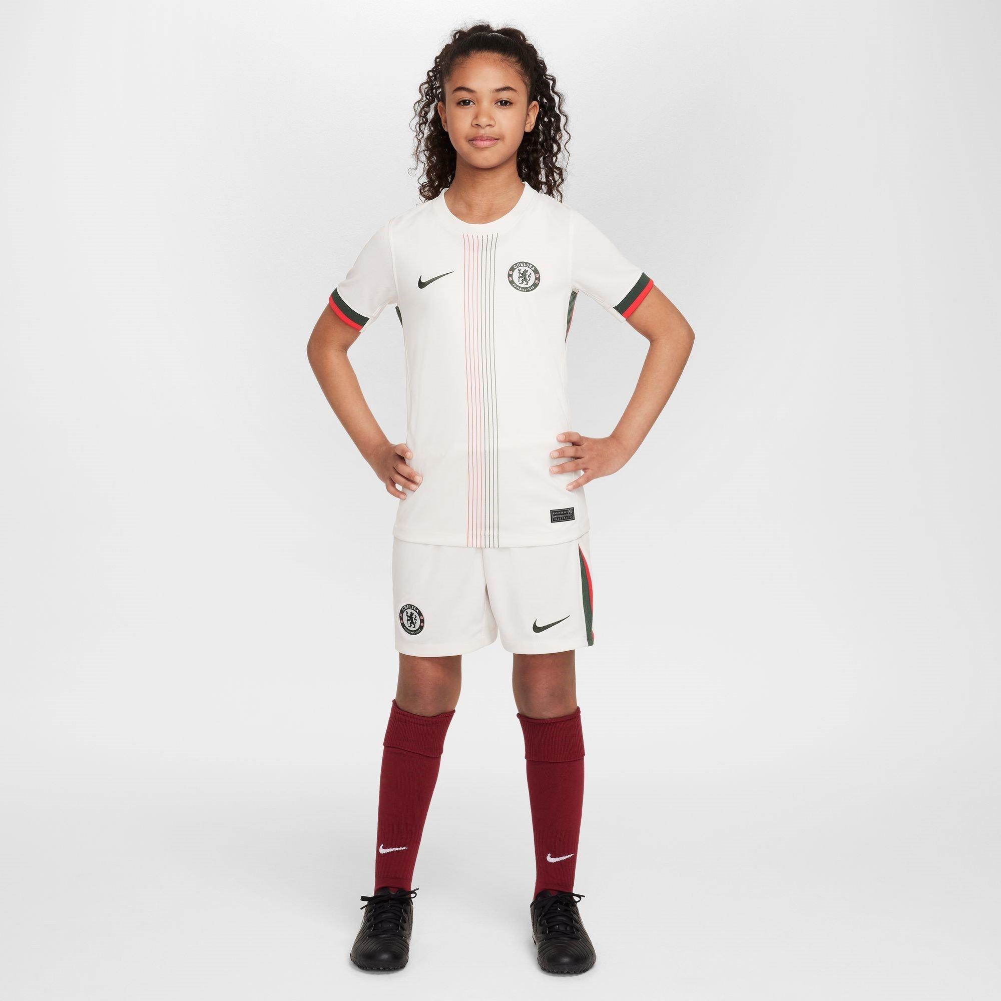 Weiß/Rot - Nike - Chelsea Away Shirt 2025 2026 Juniors - 7