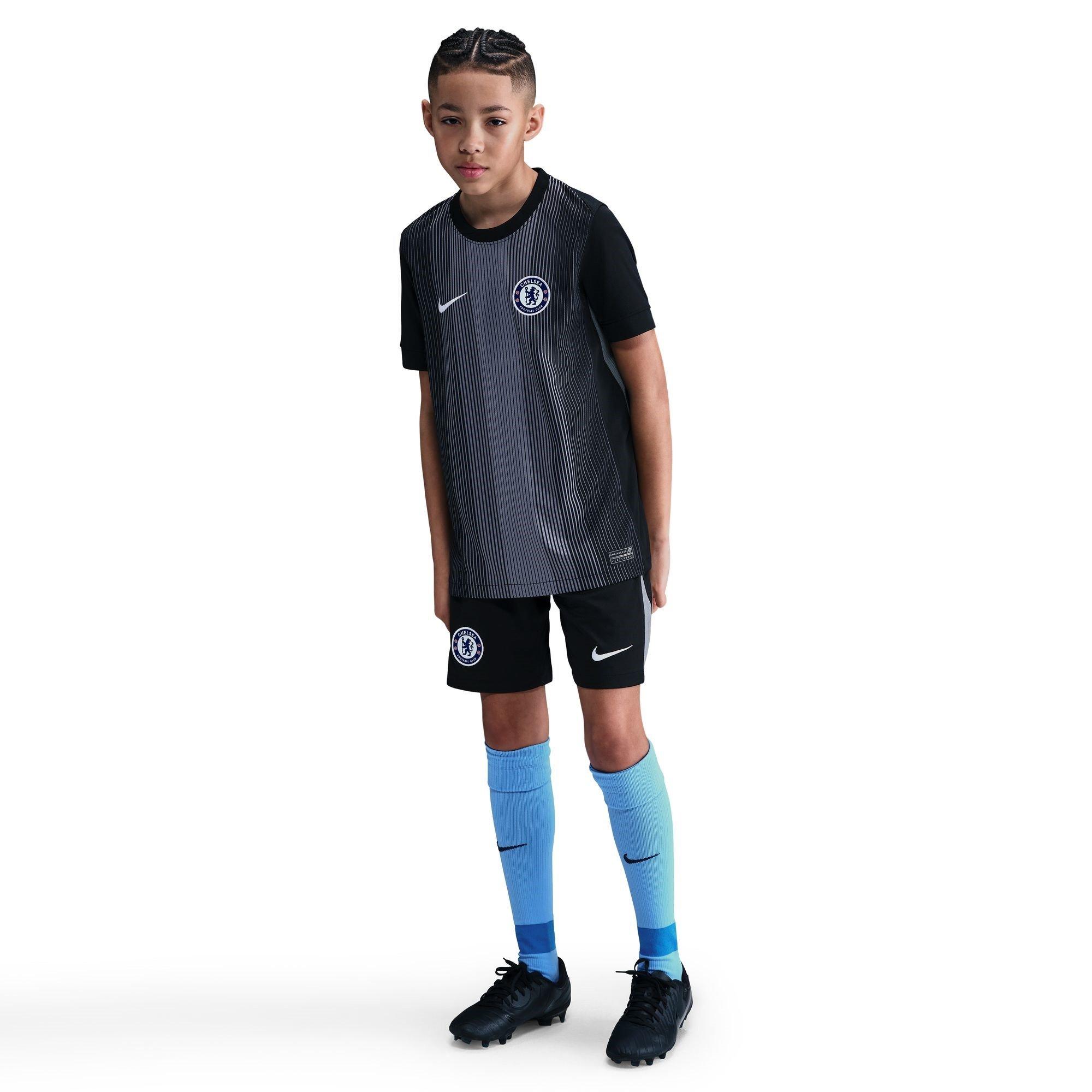 Sort/Grå - Nike - Chelsea FC Stadium Goalkeeper Shirt 2025 2026 Juniors - 3