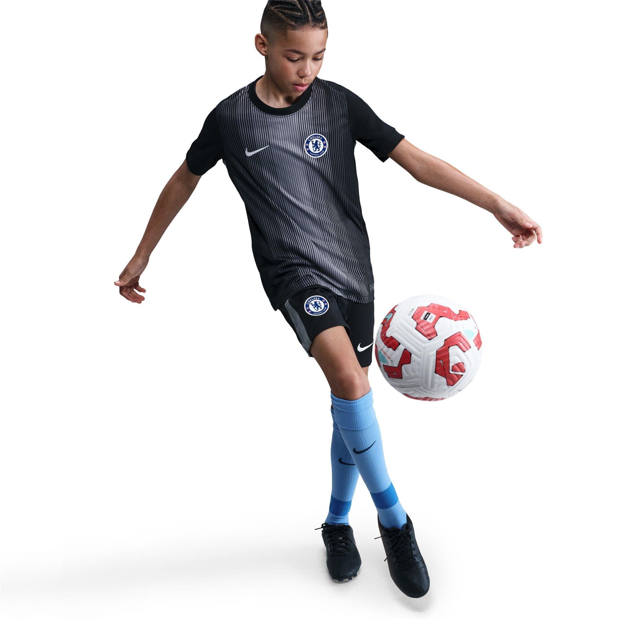 Sort/Grå - Nike - Chelsea FC Stadium Goalkeeper Shirt 2025 2026 Juniors - 7