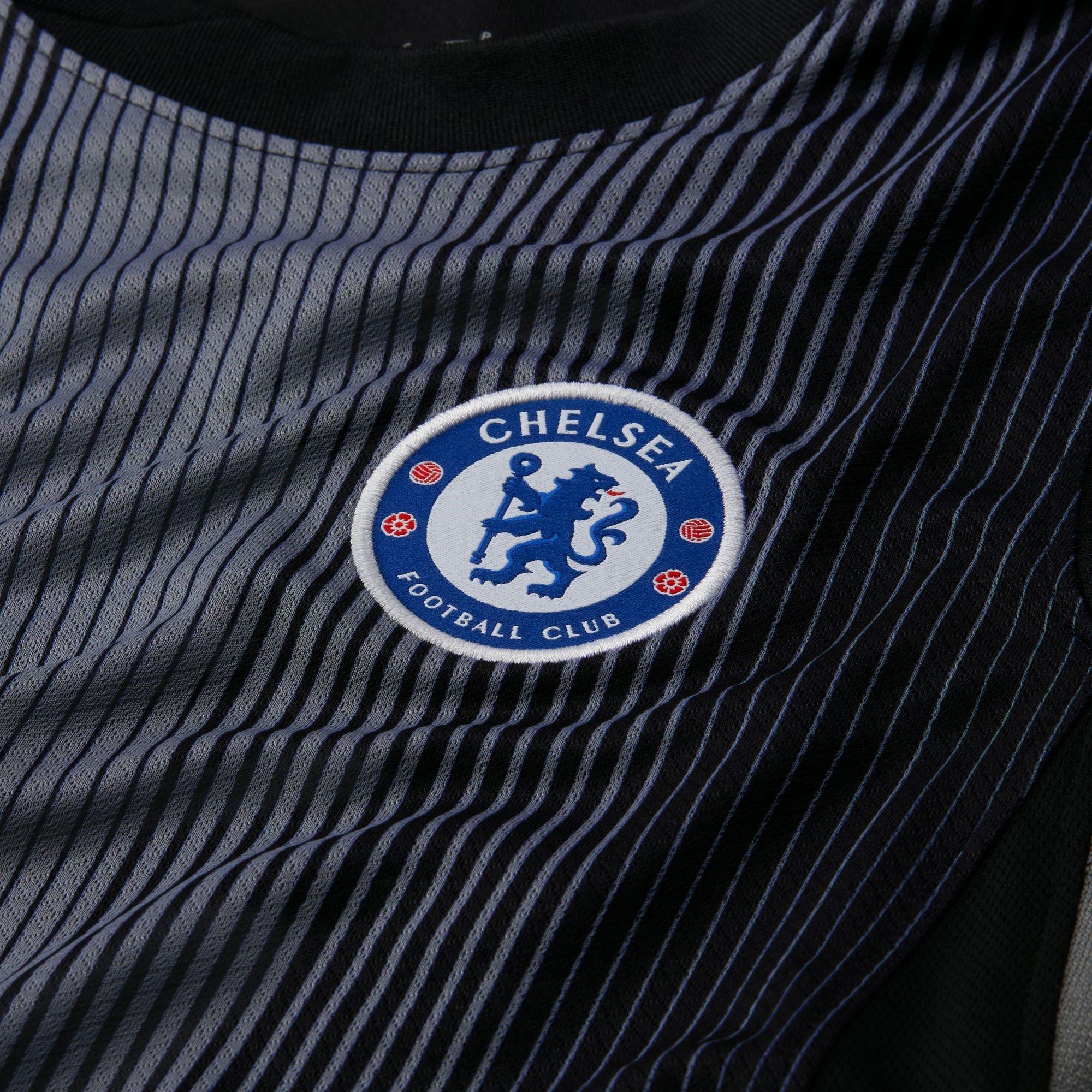 Sort/Grå - Nike - Chelsea FC Stadium Goalkeeper Shirt 2025 2026 Juniors - 8