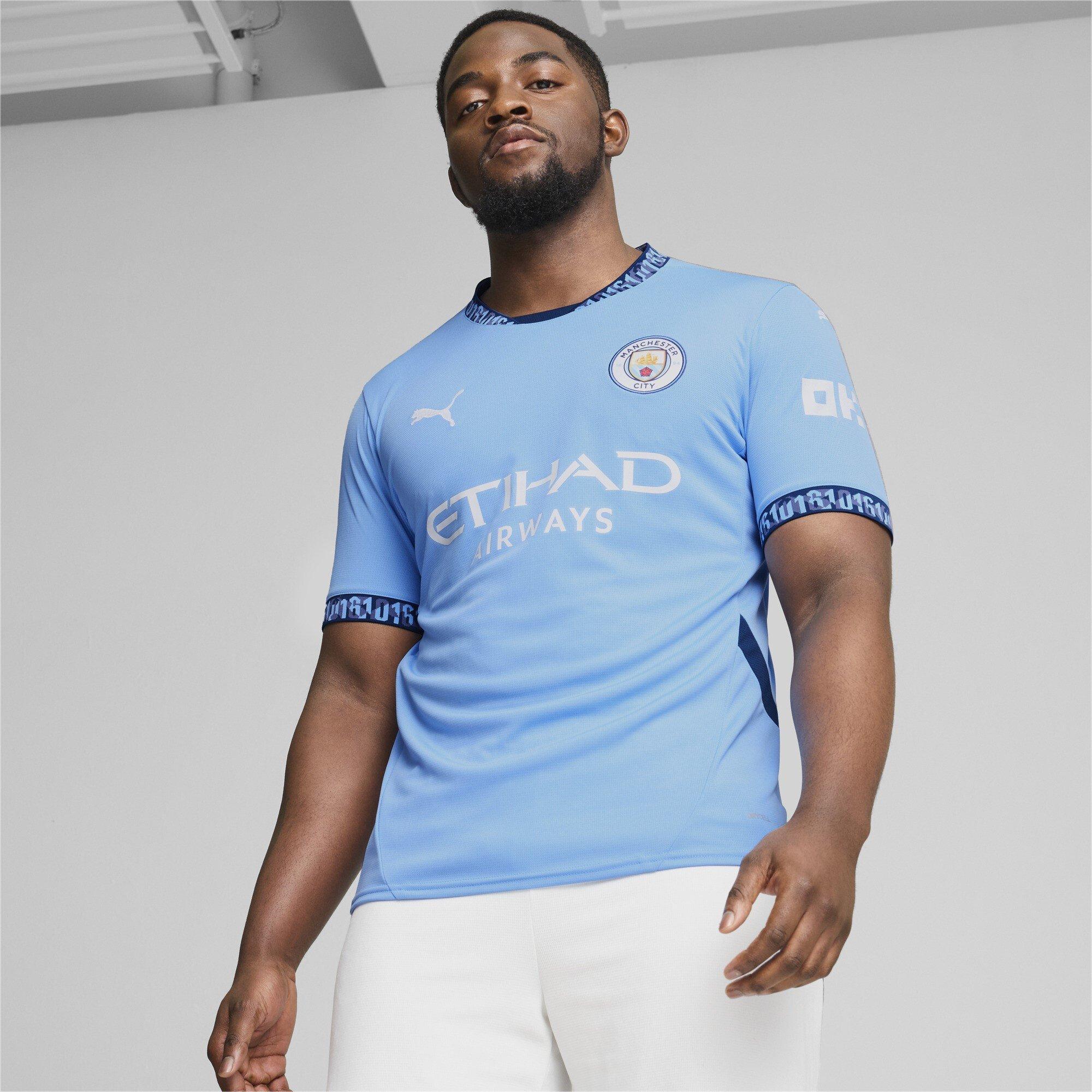 L.Blue/Marine - Puma - Manchester City Home Shirt 2024 2025 - 2