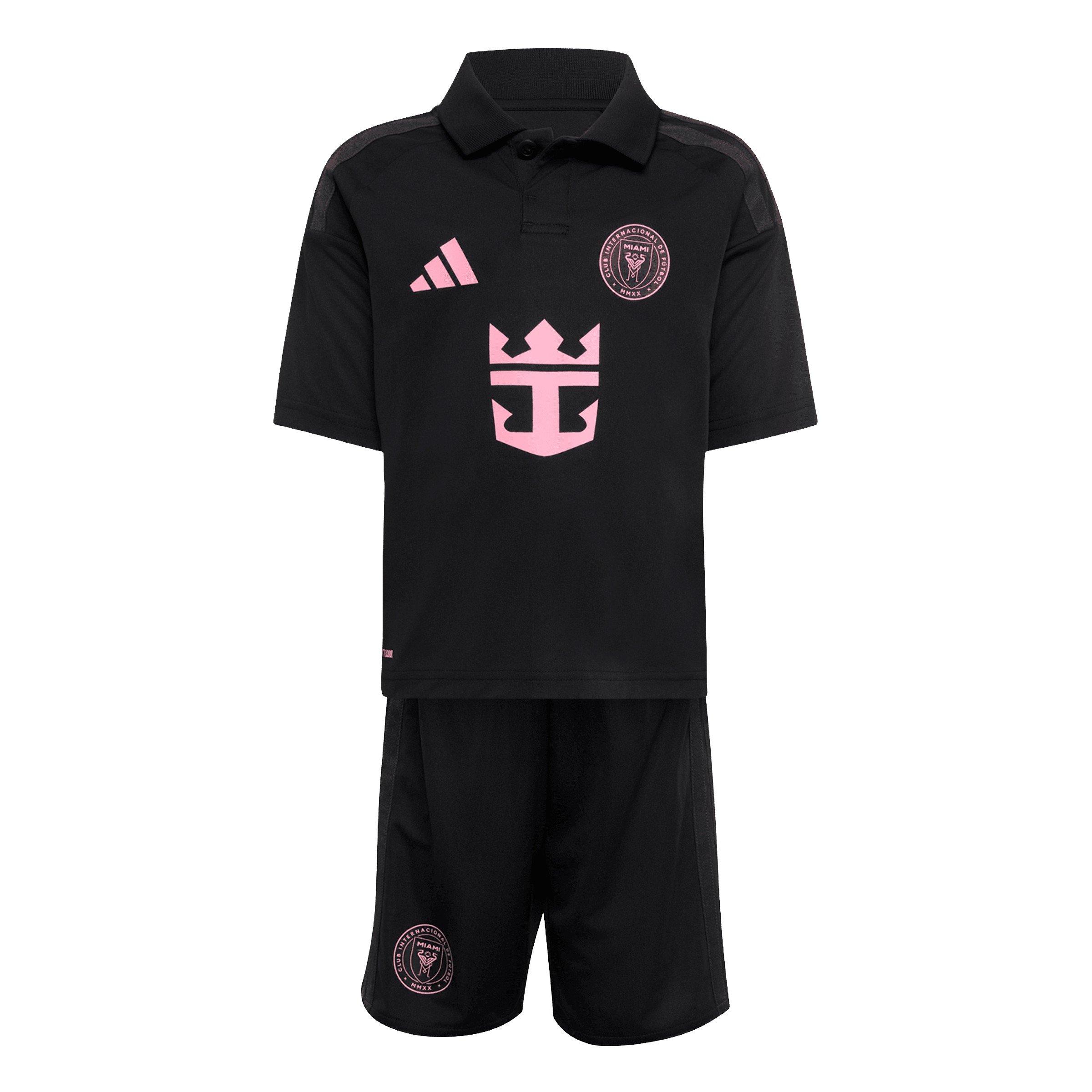 Black/Pink - adidas - Childrens Inter Miami Away Messi Minikit 2026 - 1