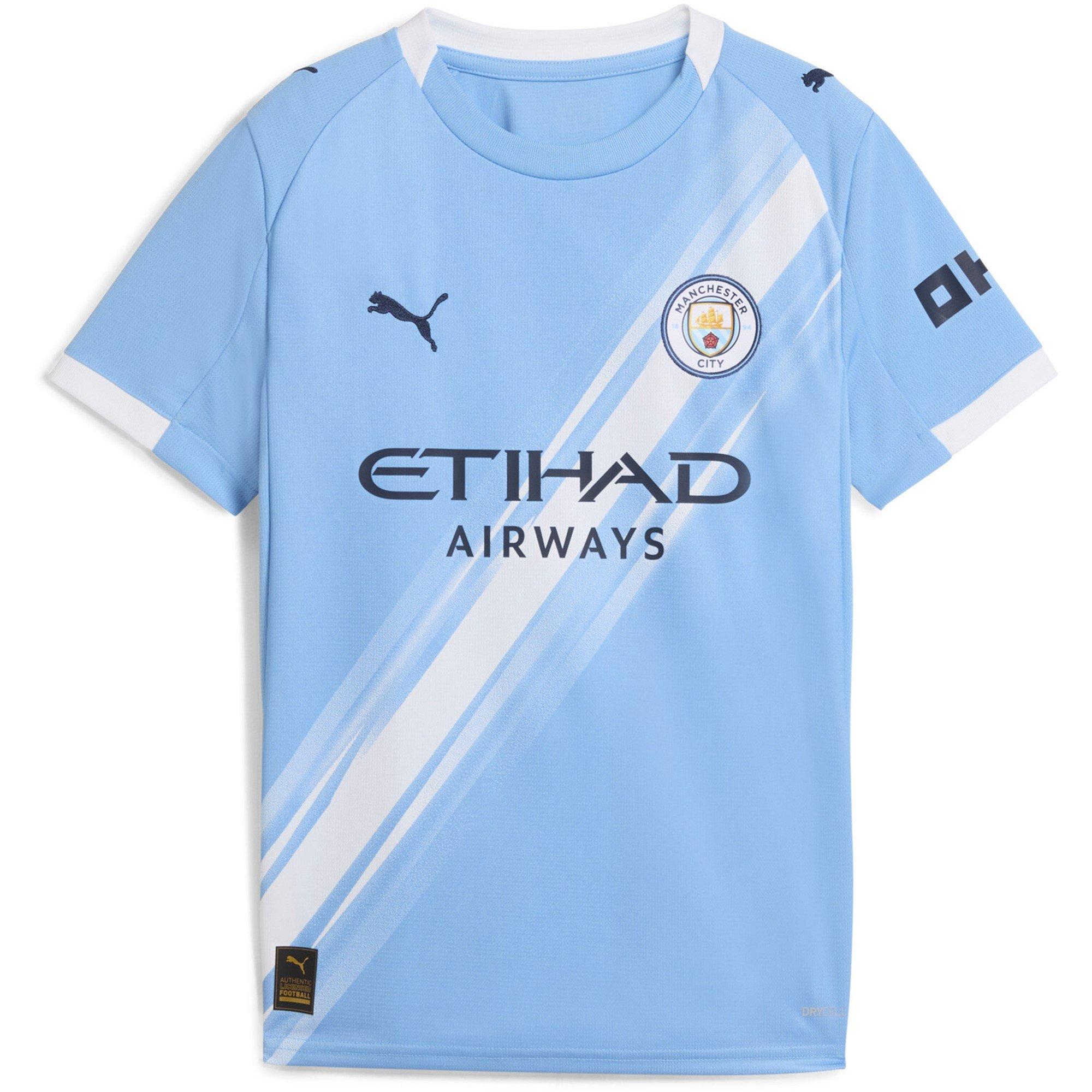 Blue - Puma - Manchester City Home Shirt 2025 2026 Juniors - 1
